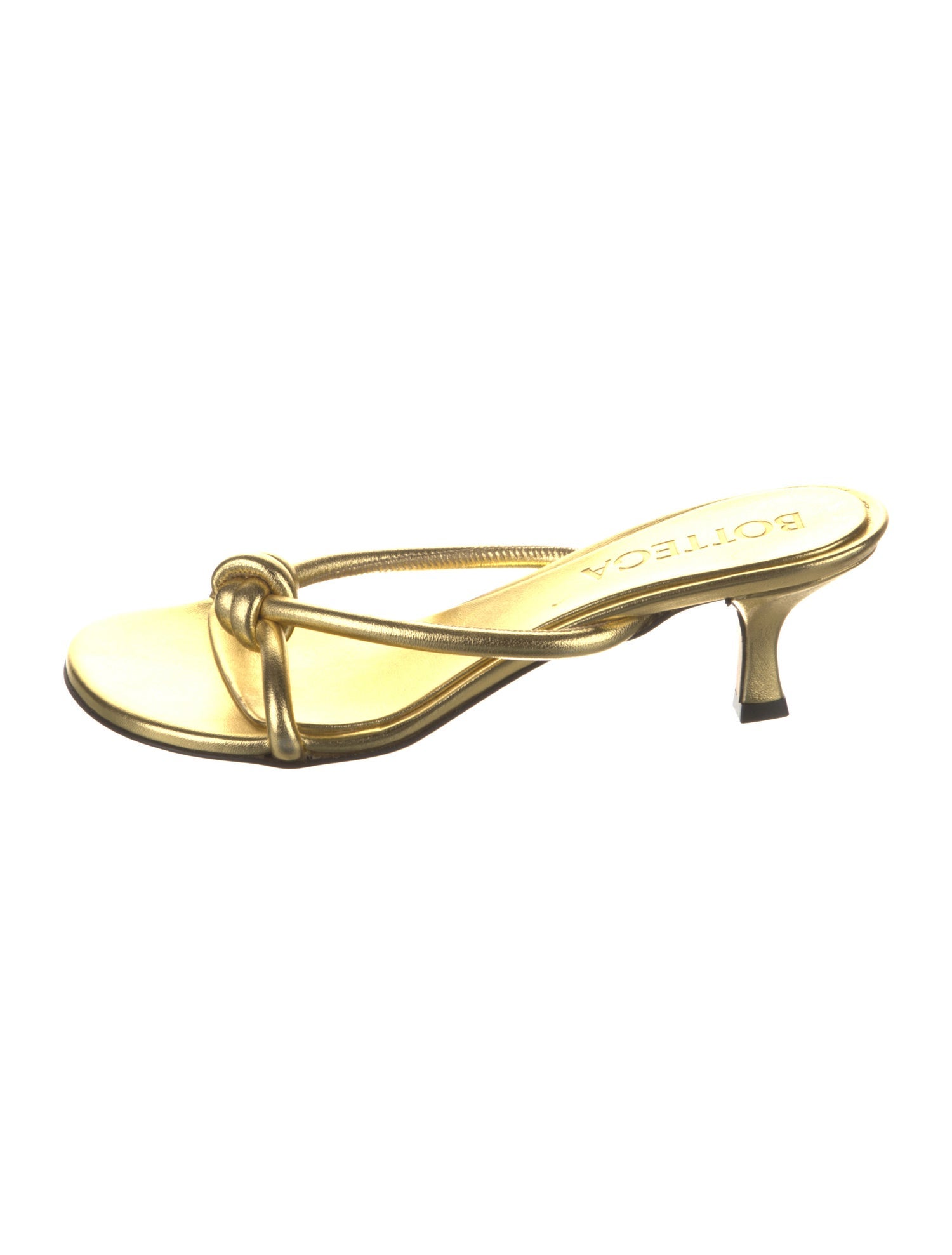 Bottega Veneta Leather Slides