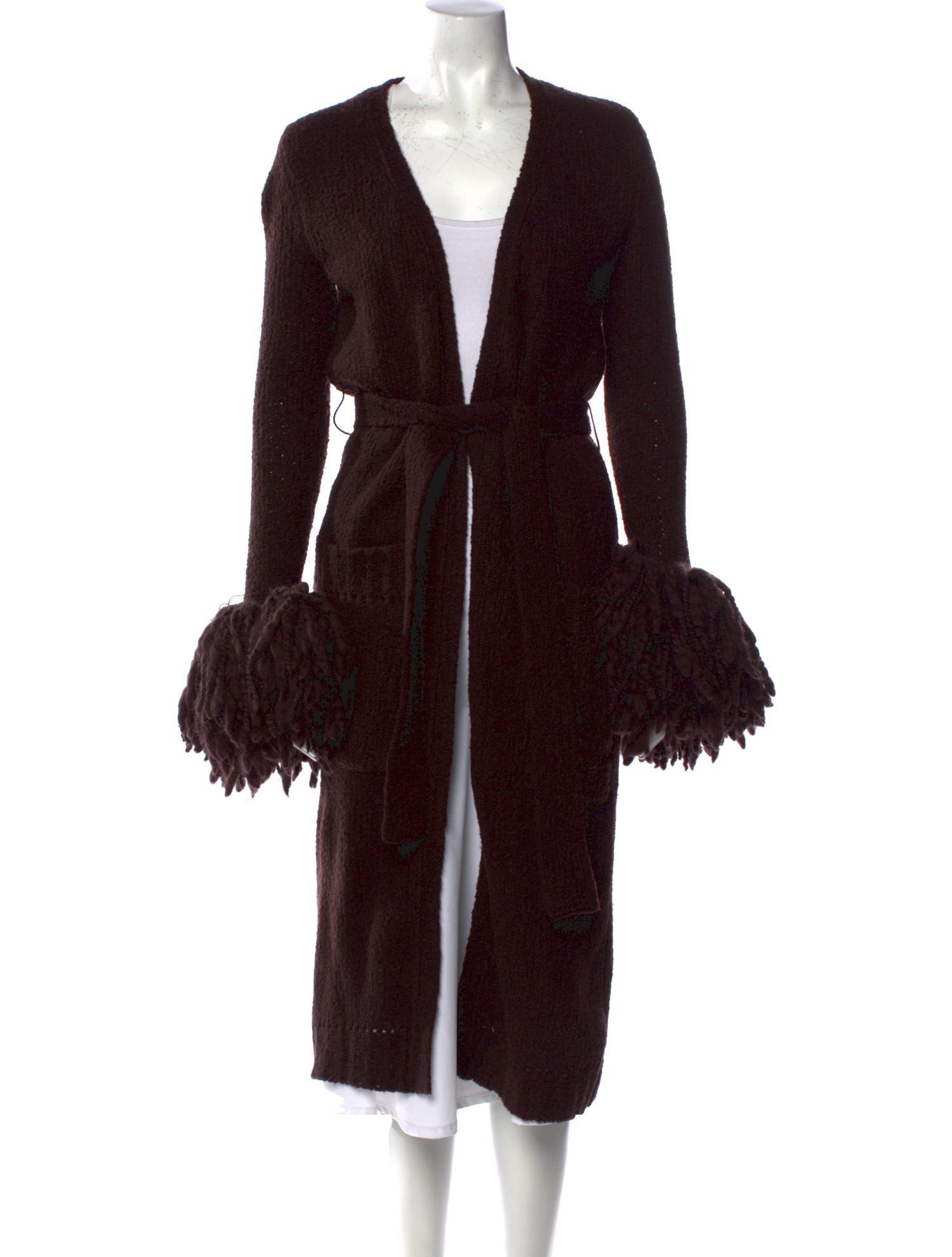 Bottega Veneta Wool Open Front Sweater