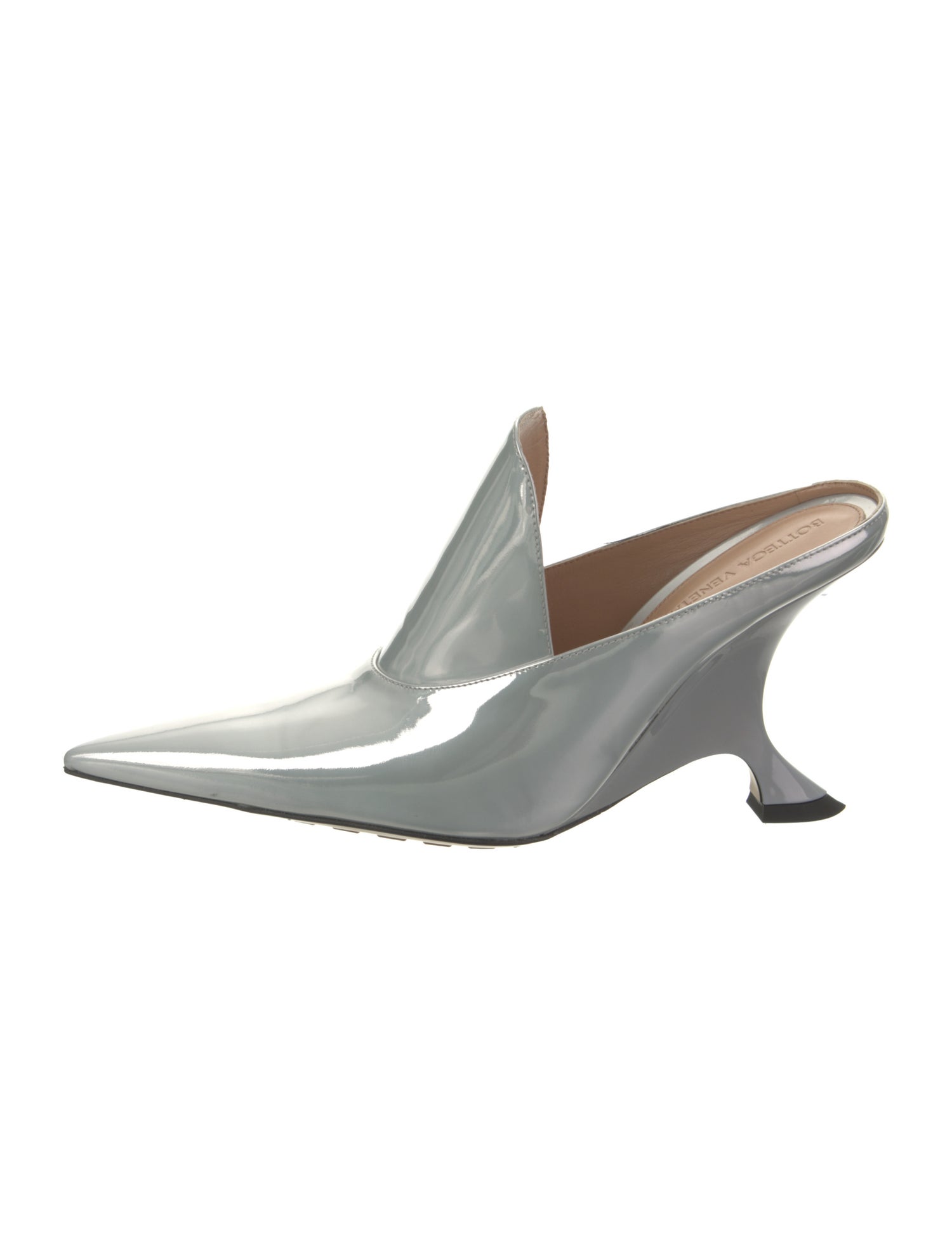 Bottega Veneta Patent Leather Mules