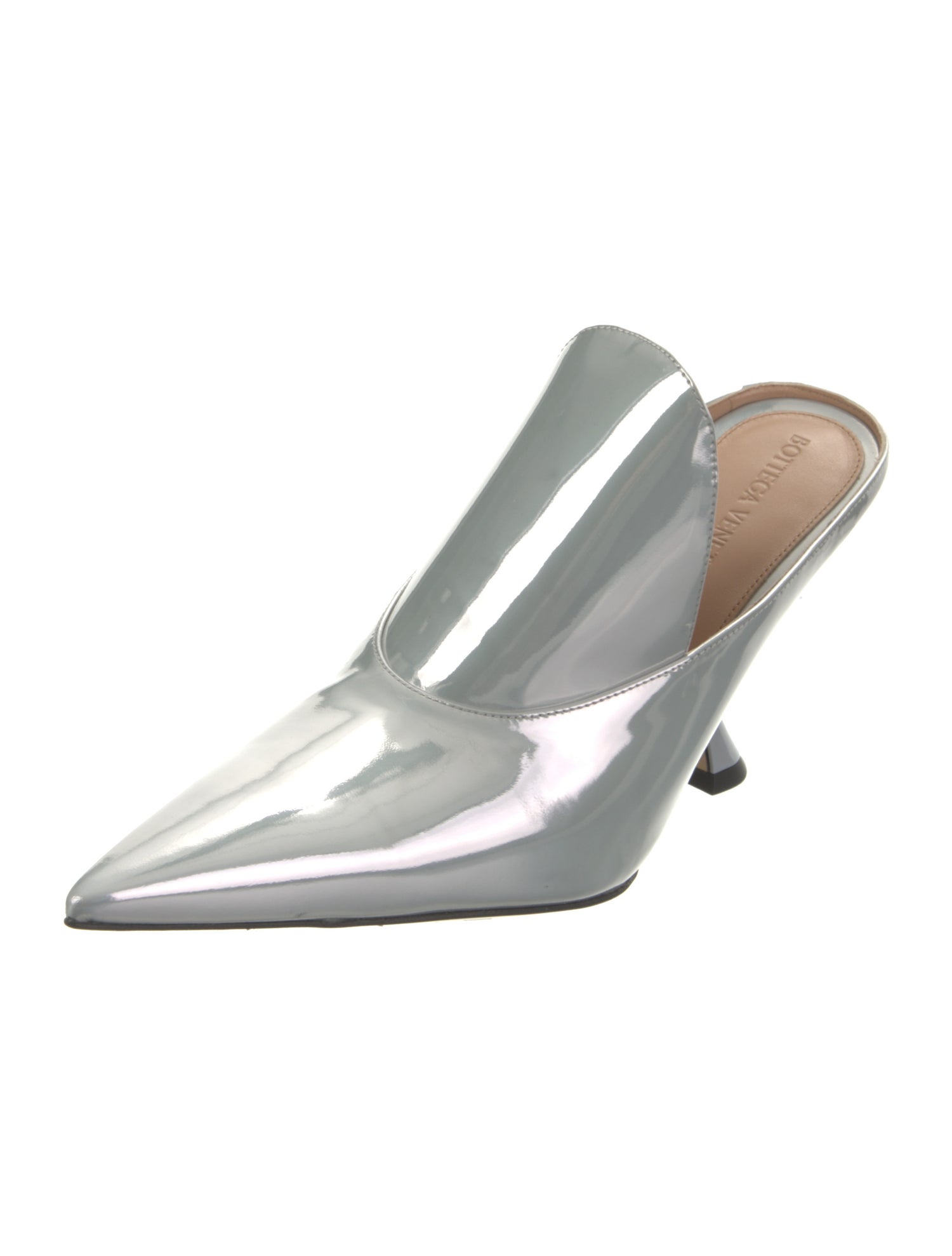 Bottega Veneta Patent Leather Mules