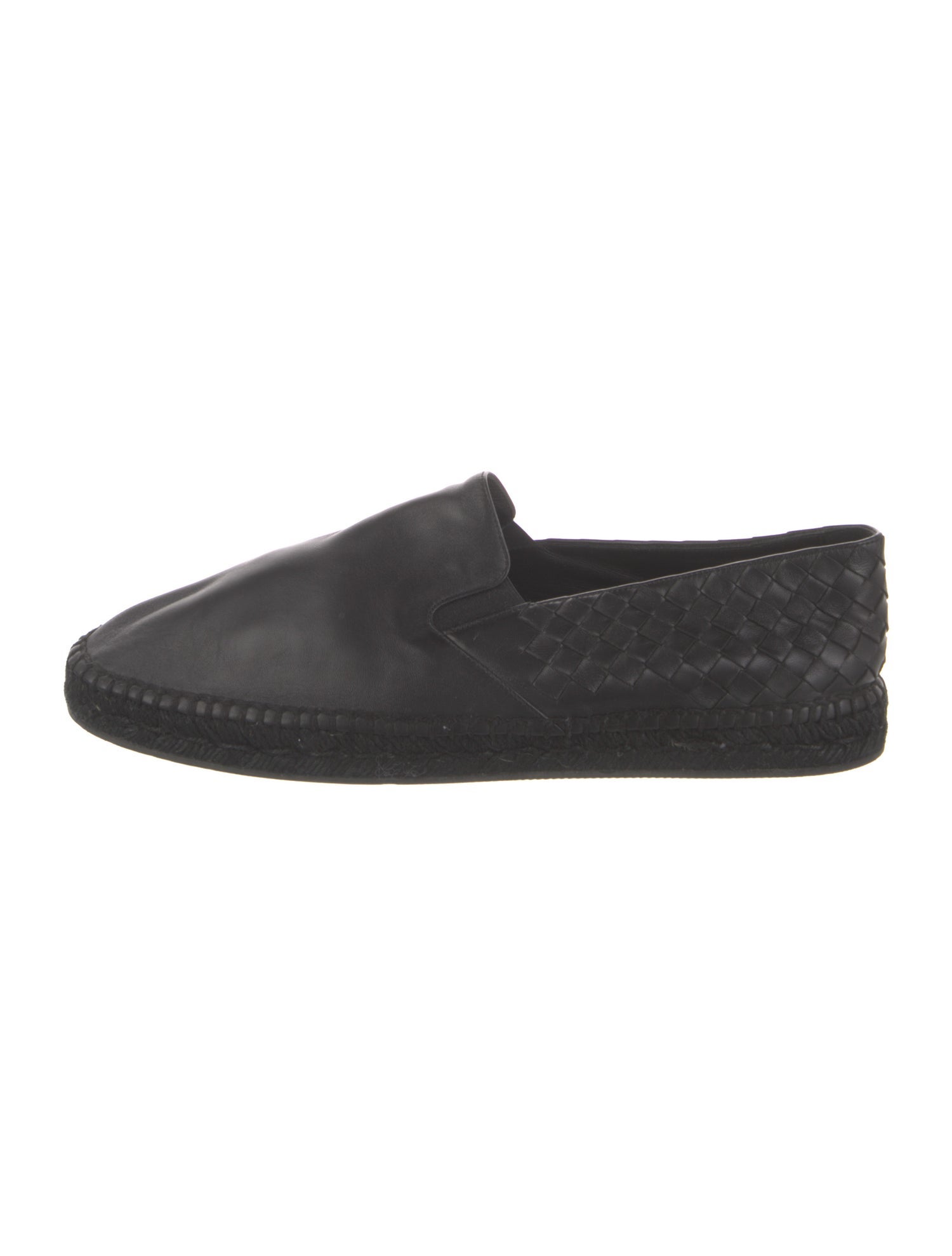 Bottega Veneta Intrecciato Weave Leather Espadrilles