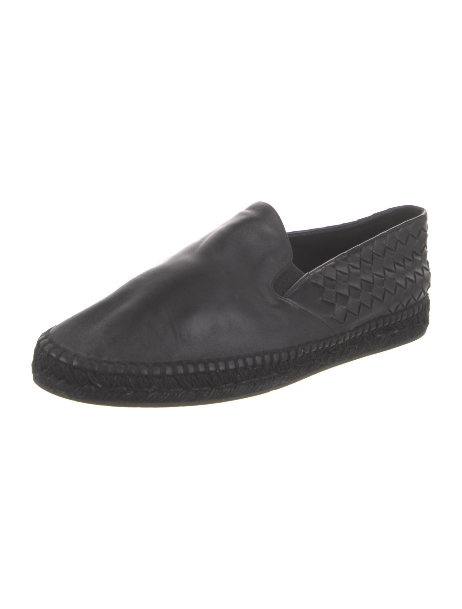 Bottega Veneta Intrecciato Weave Leather Espadrilles