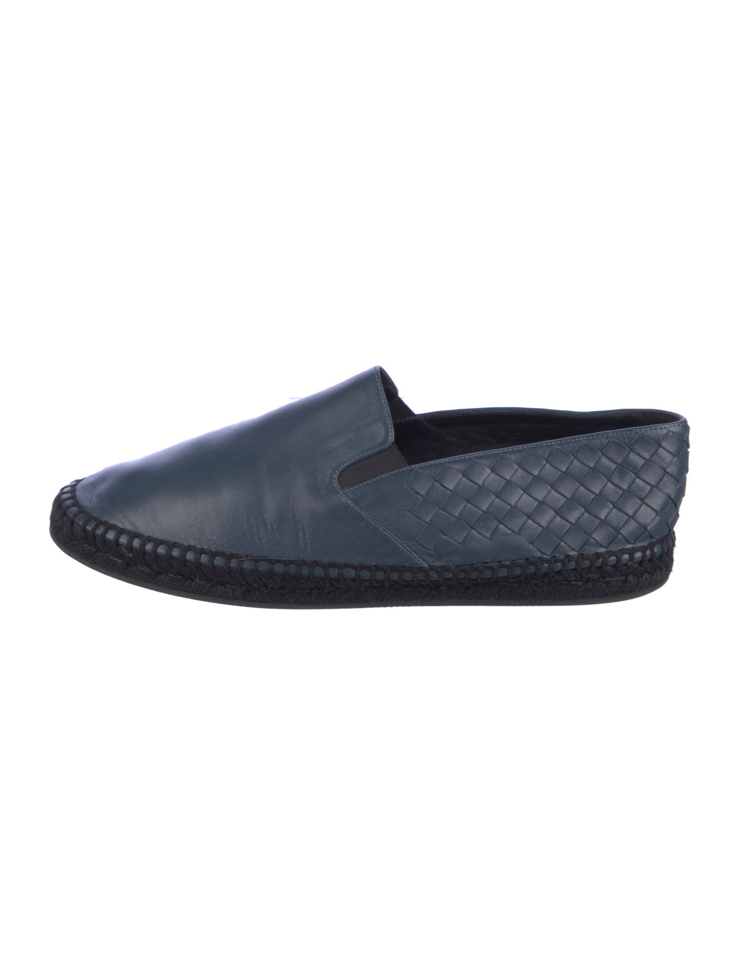 Bottega Veneta Intrecciato Weave Leather Espadrilles