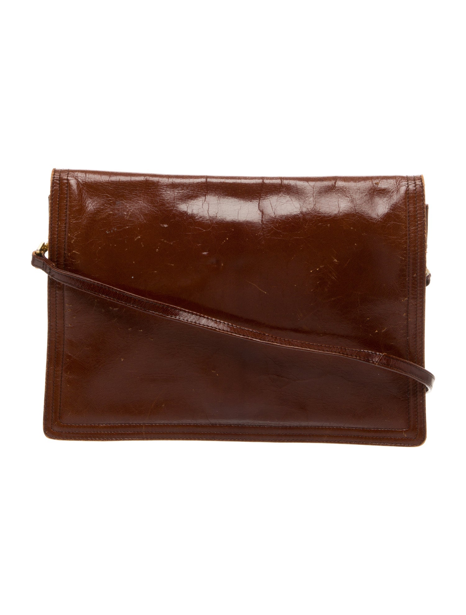 Bottega Veneta Leather Clutch Vintage
