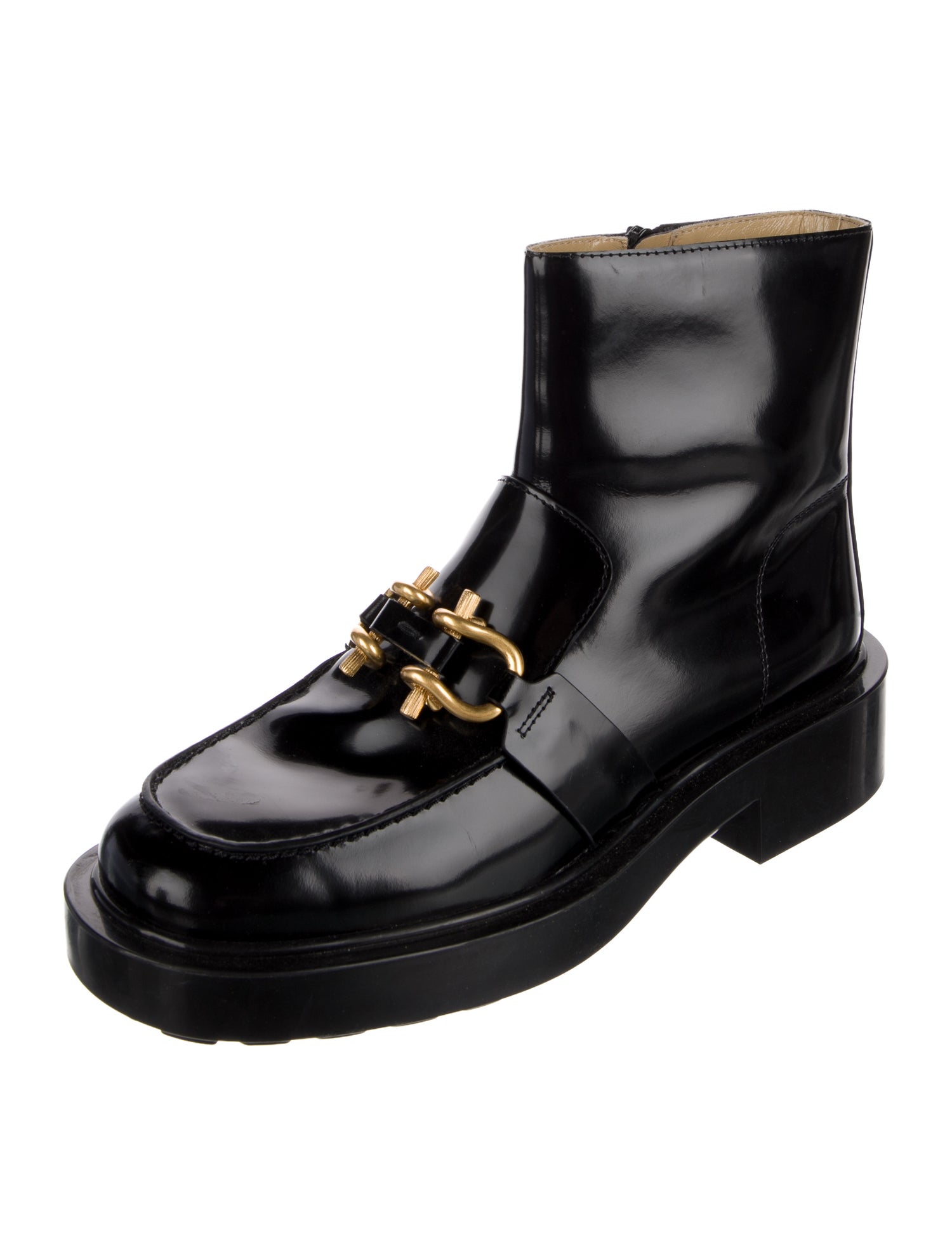 Bottega Veneta Patent Leather Boots