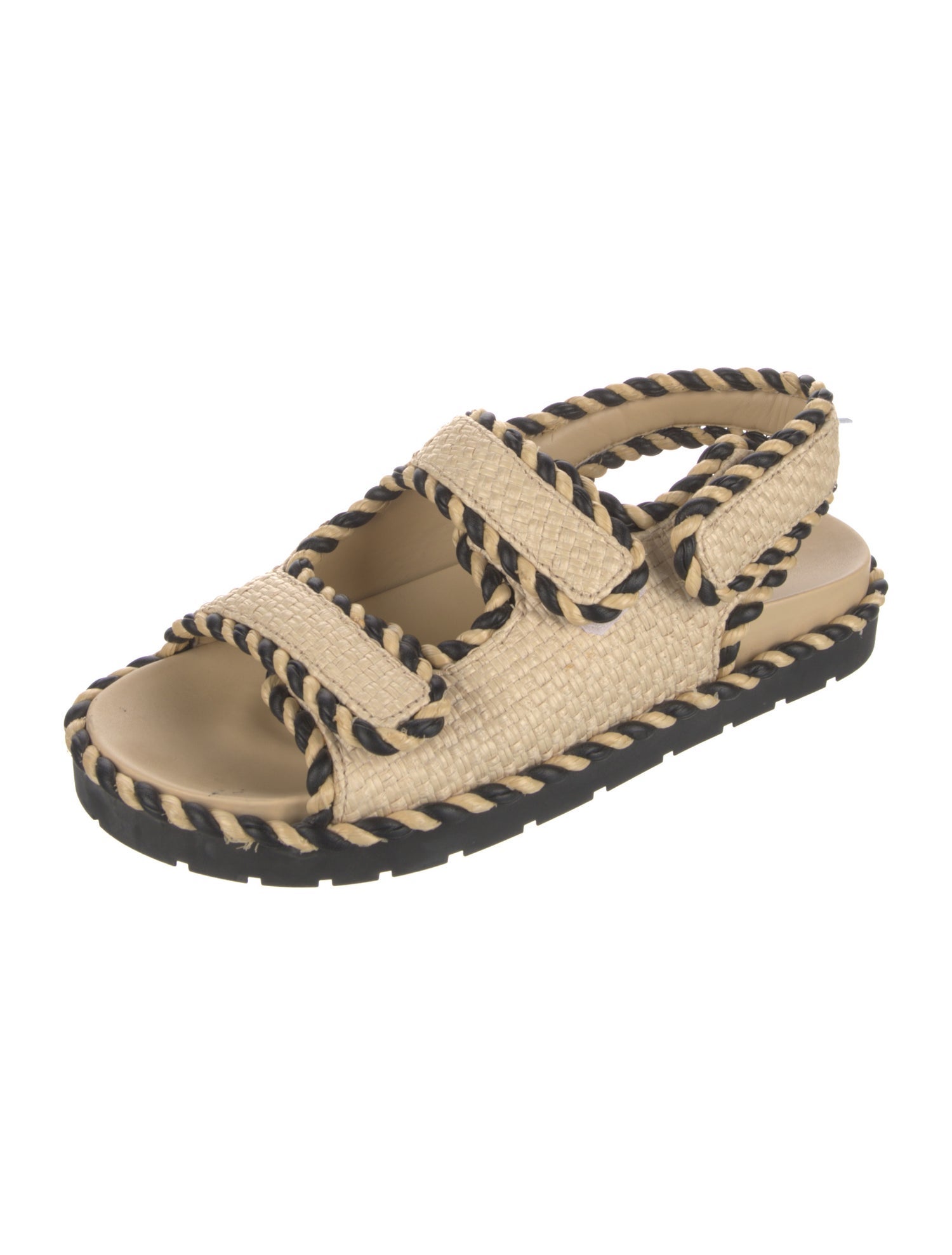 Bottega Veneta Raffia Sandals