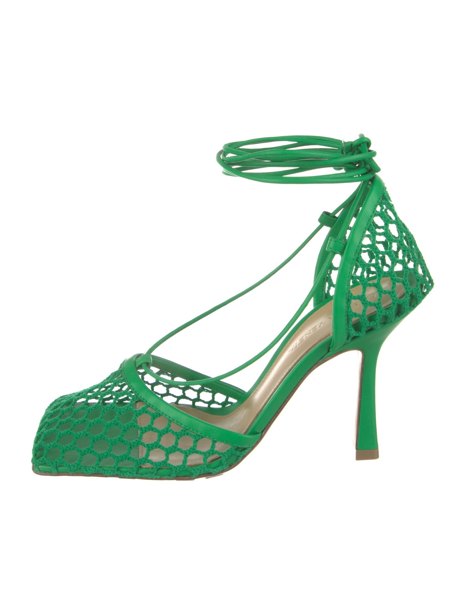 Bottega Veneta Mesh Mesh Accents Sandals