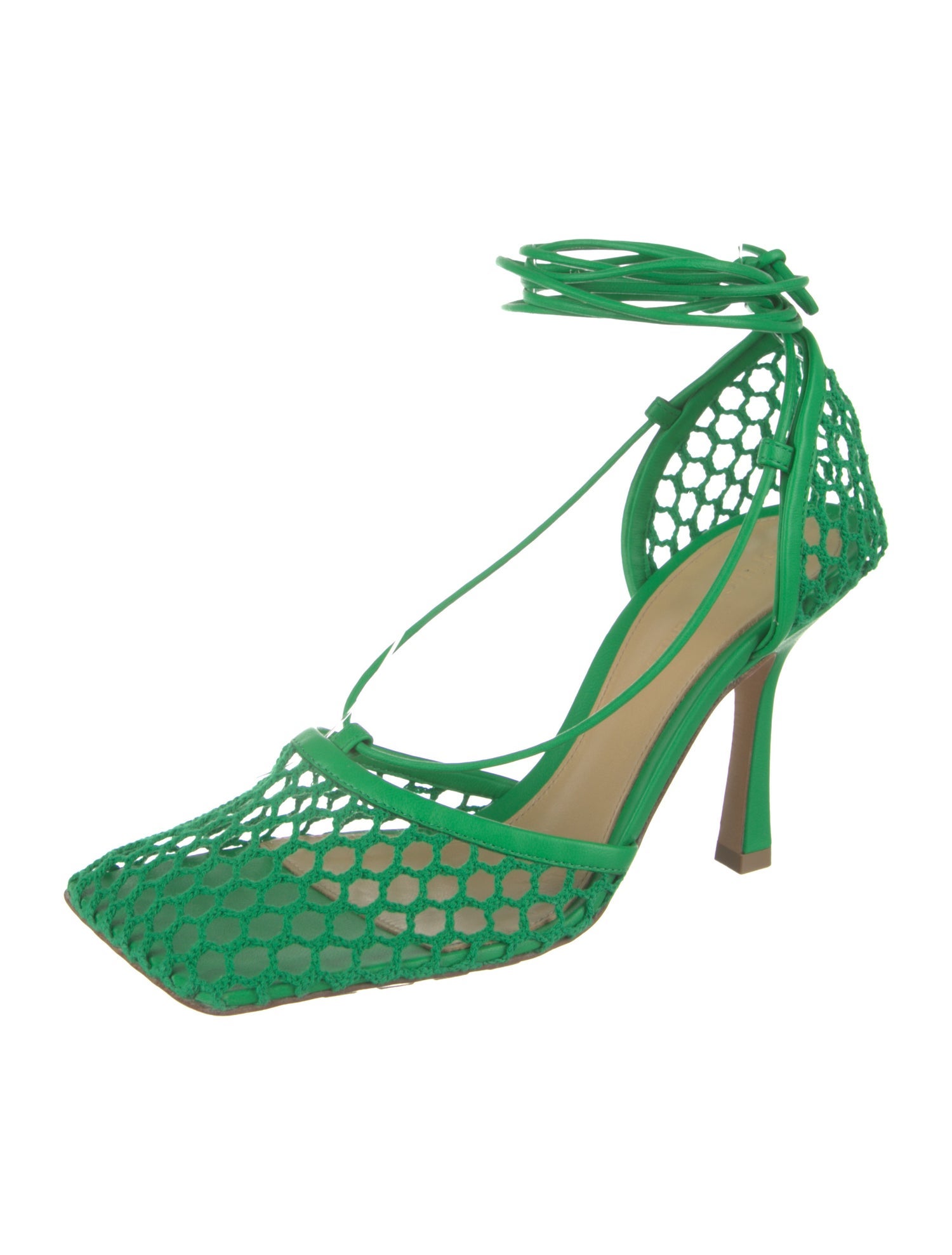 Bottega Veneta Mesh Mesh Accents Sandals