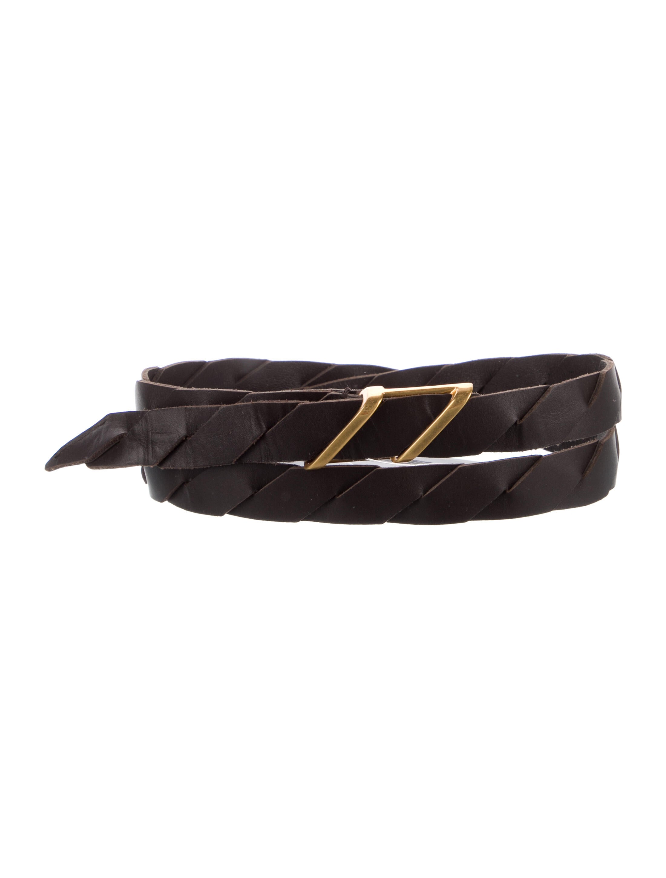 Bottega Veneta Skinny Leather Belt
