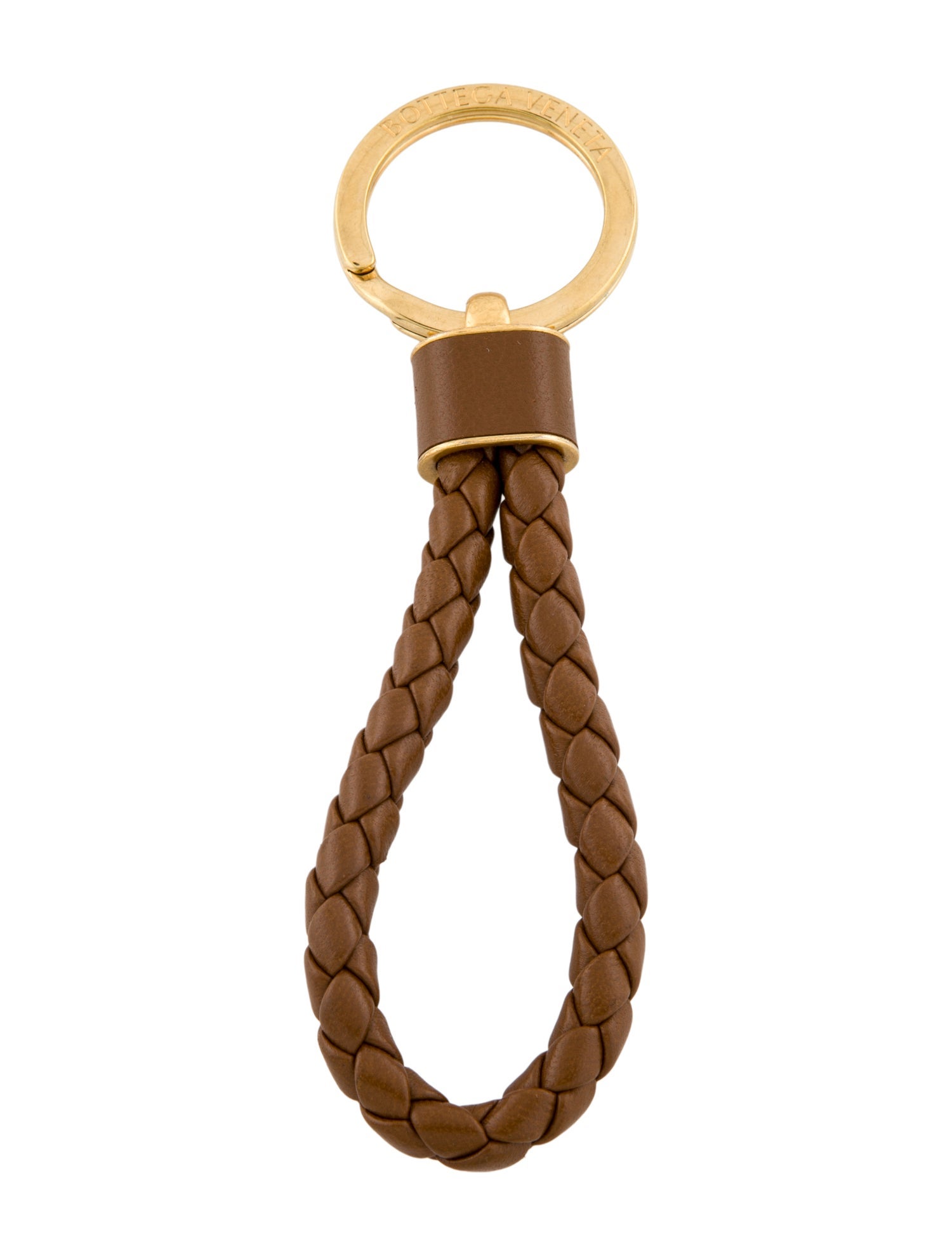 Bottega Veneta Leather Braided Keyring
