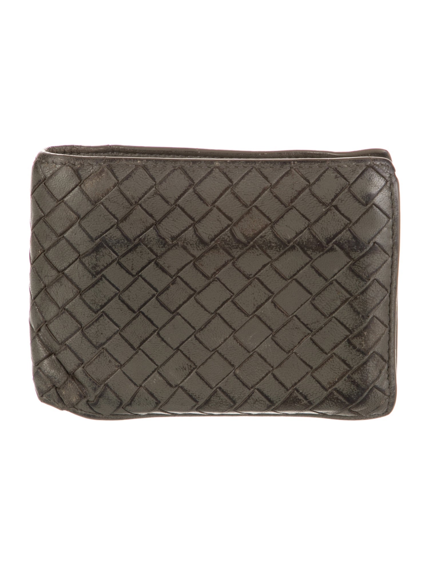 Bottega Veneta Intrecciato Weave Leather Wallet