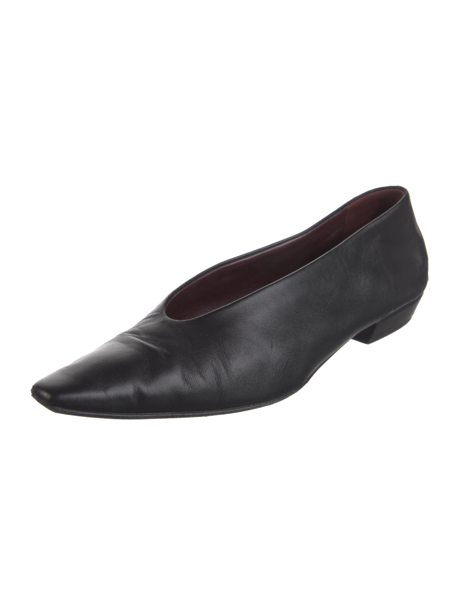 Bottega Veneta Leather Ballet Flats