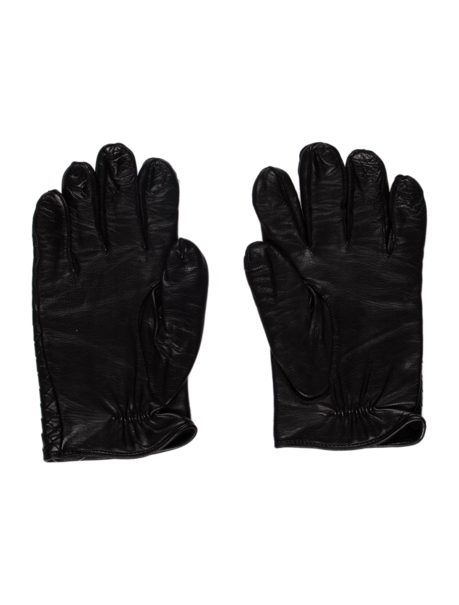 Bottega Veneta Intrecciato Leather Gloves