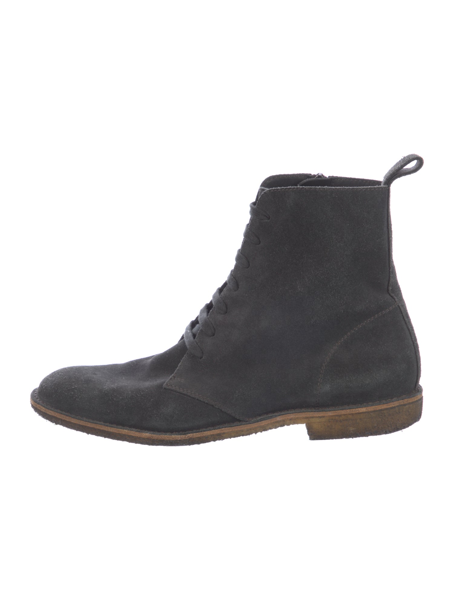 Bottega Veneta Intrecciato Weave Suede Lace-Up Boots