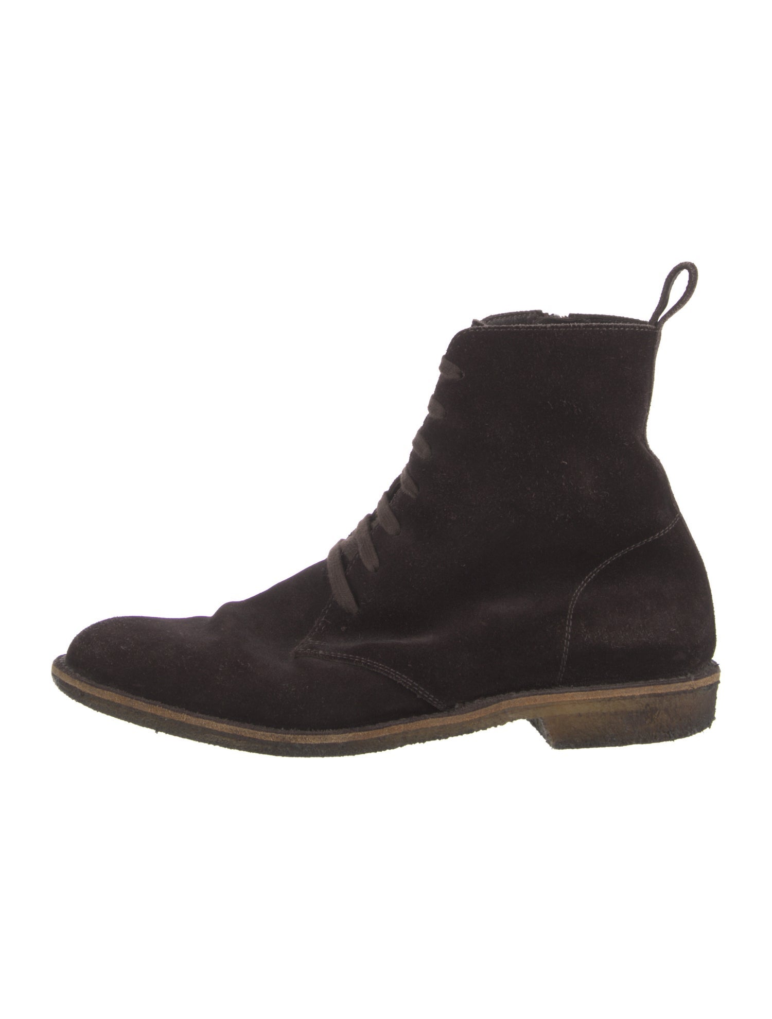 Bottega Veneta Suede Lace-Up Boots