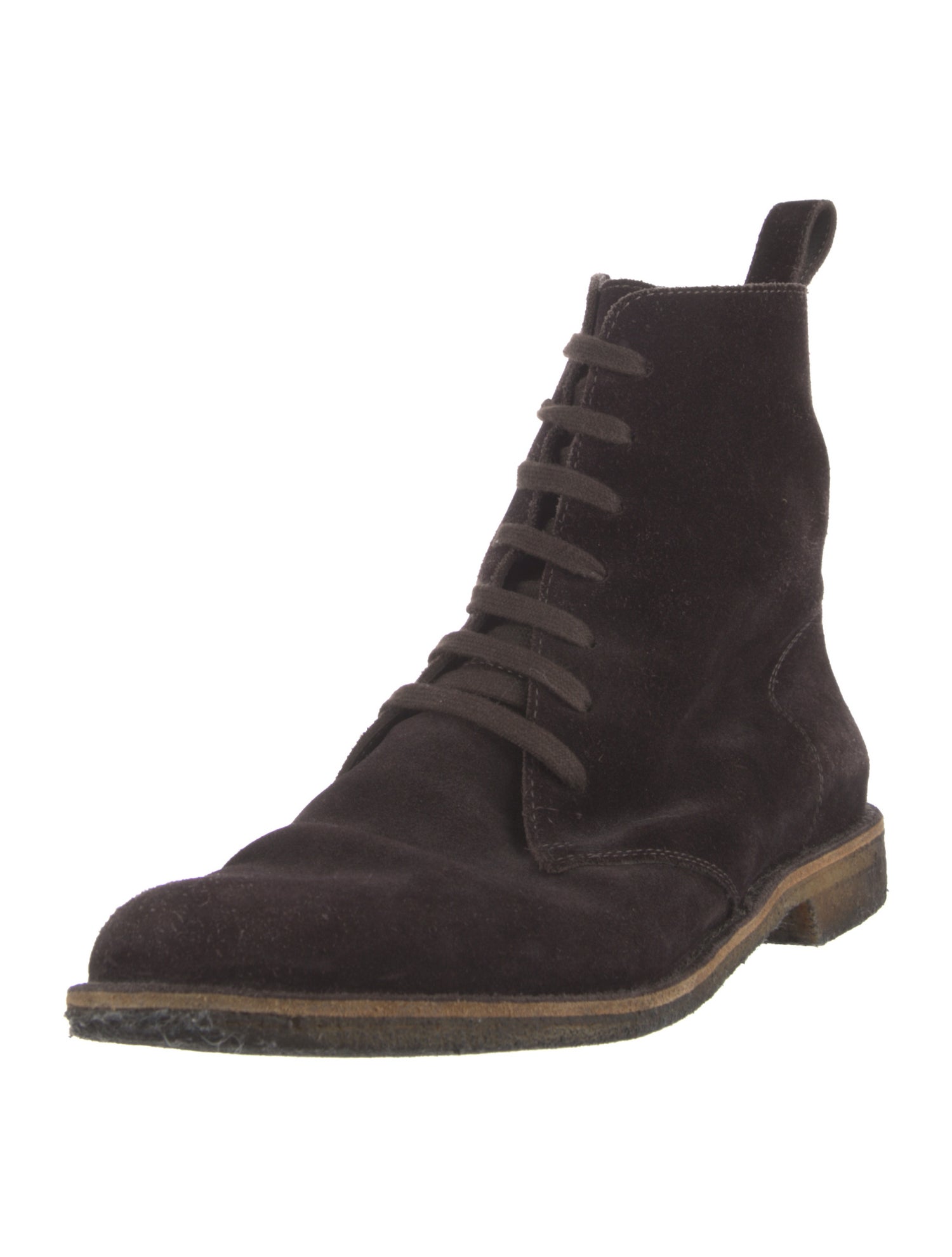 Bottega Veneta Suede Lace-Up Boots