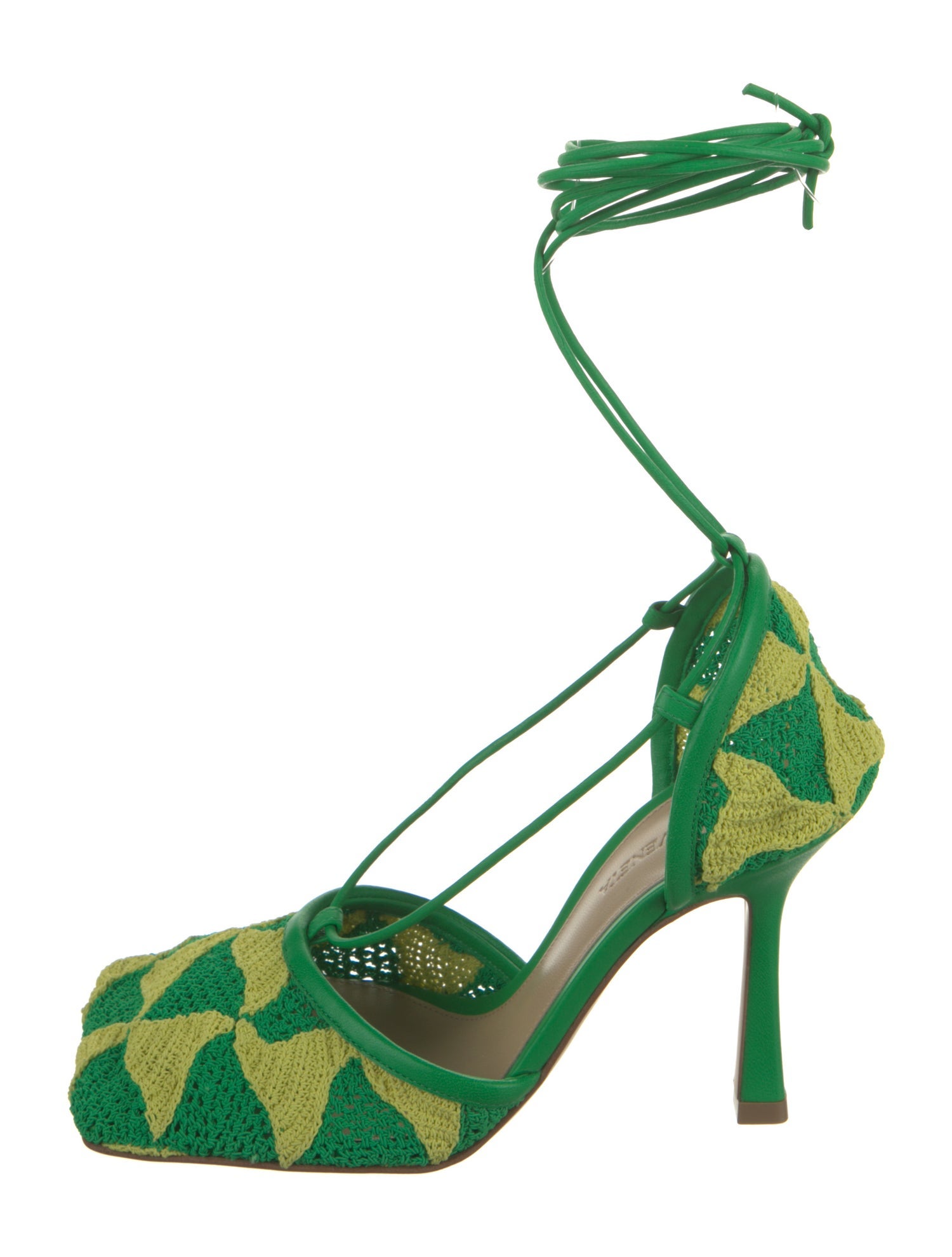 Bottega Veneta Colorblock Pattern D'Orsay Pumps