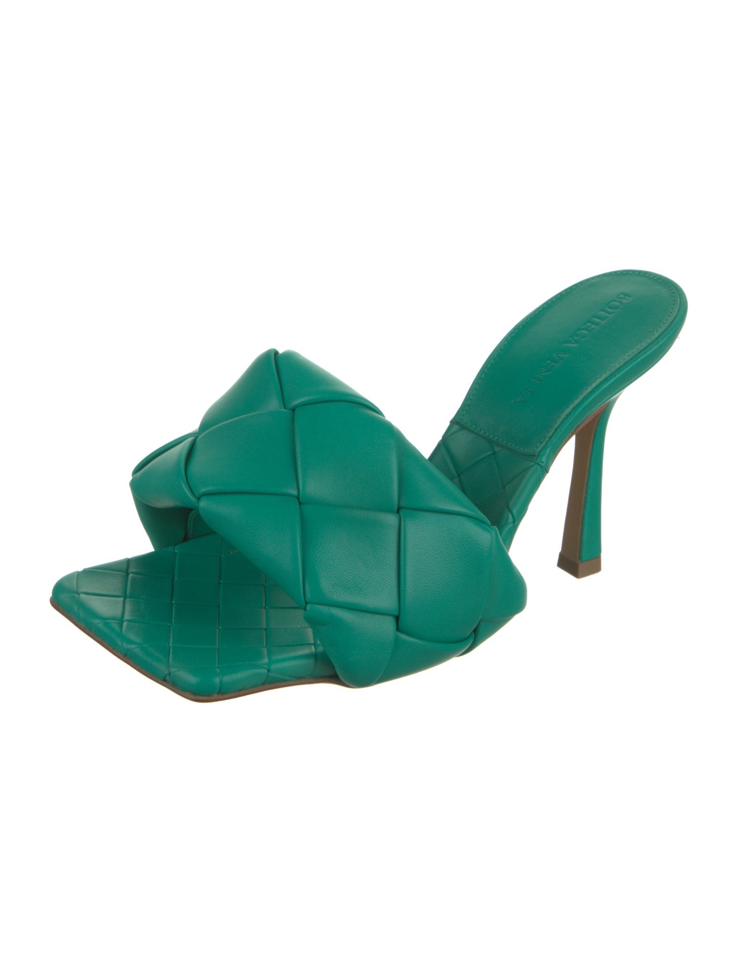 Bottega Veneta Leather Slides