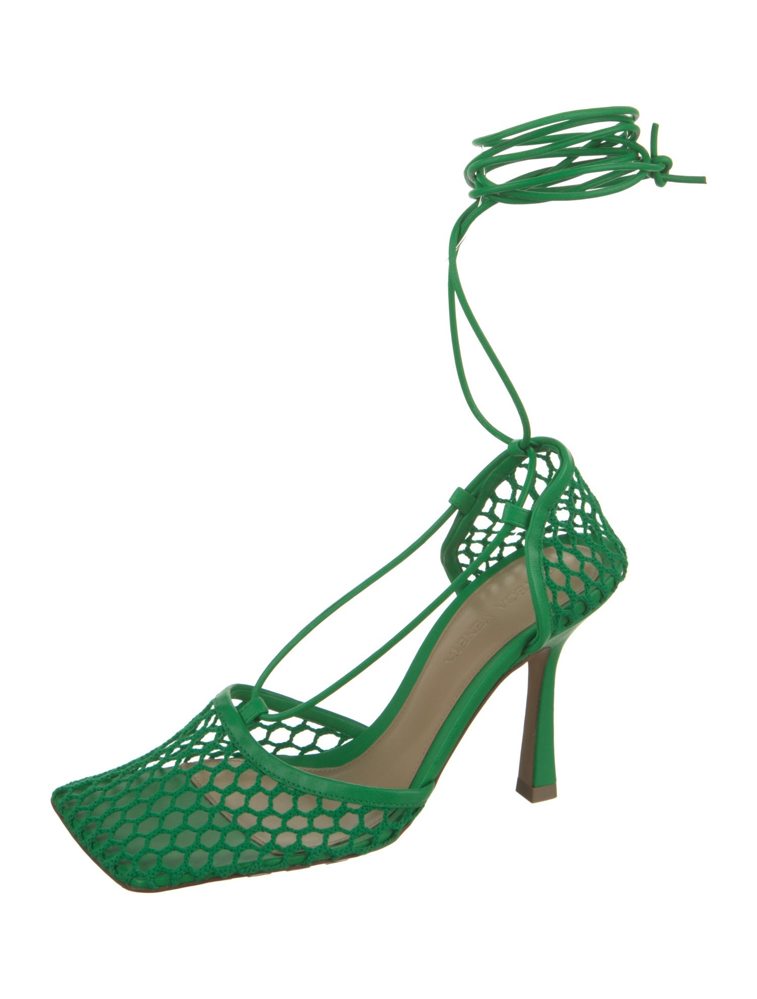 Bottega Veneta Leather Gladiator Sandals