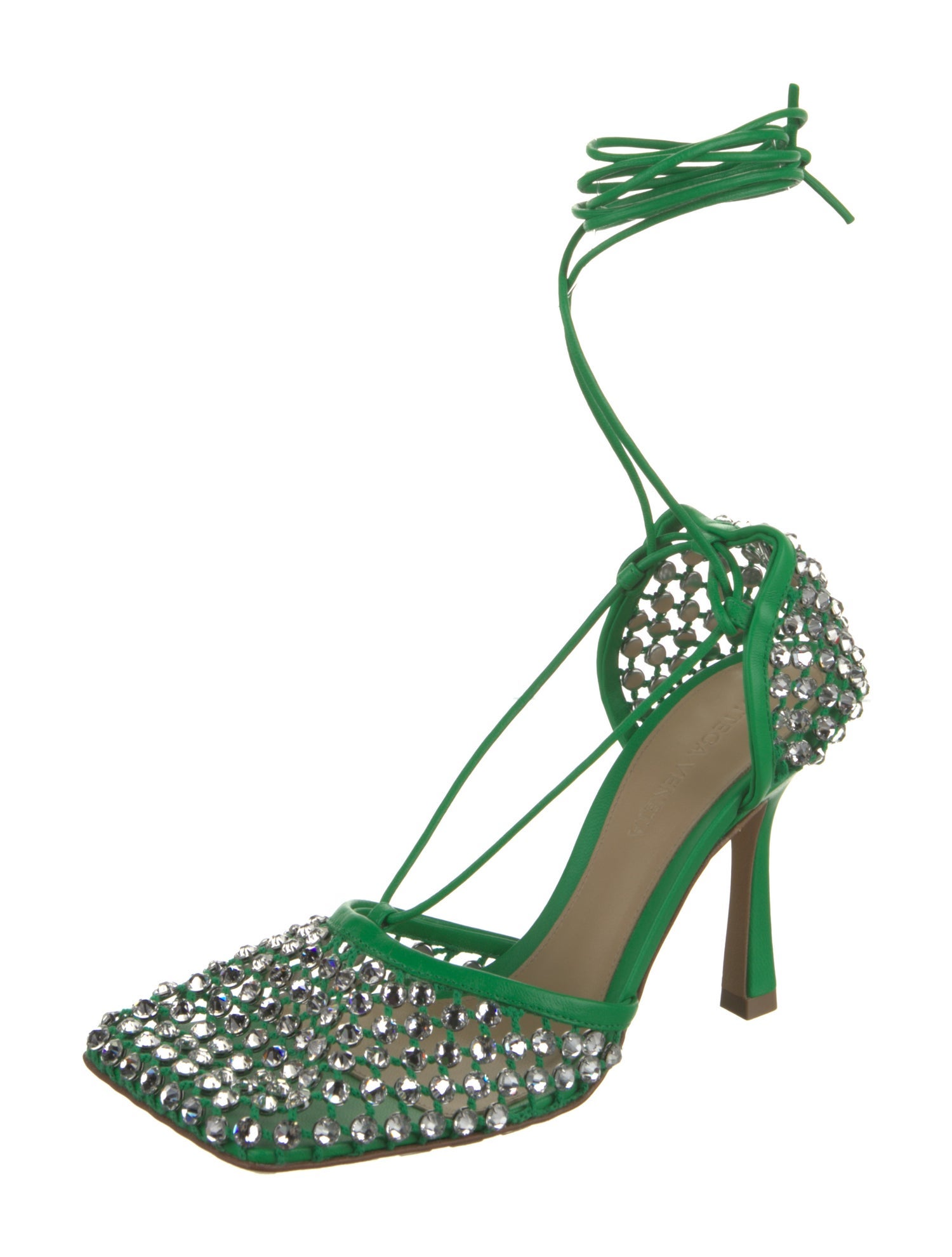 Bottega Veneta Leather Floral Print Sandals