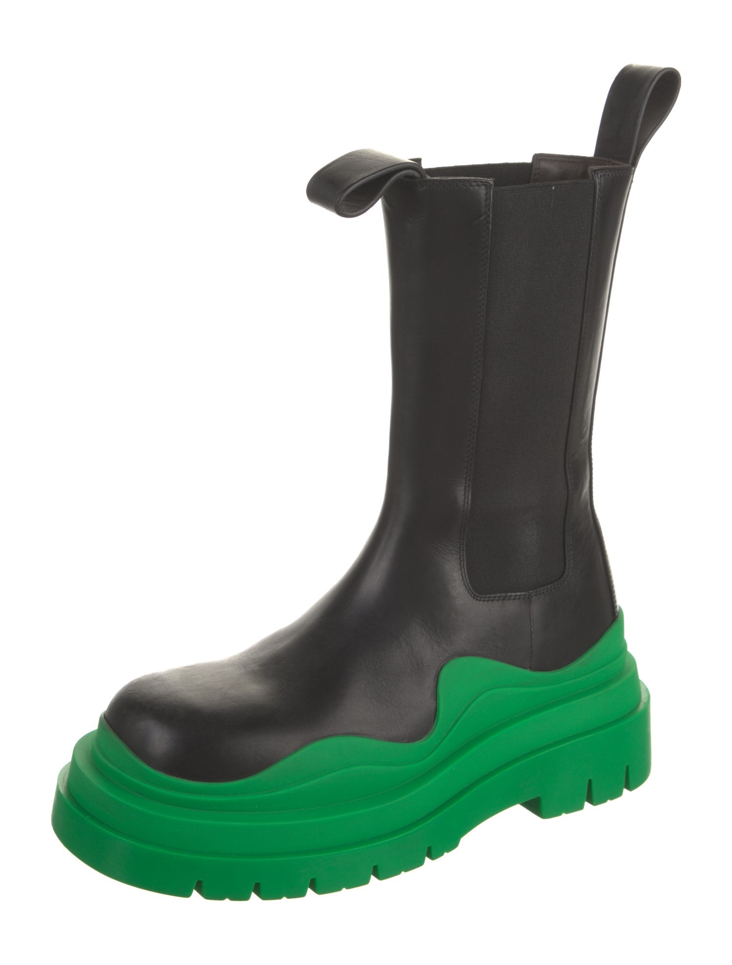 Bottega Veneta Leather Rain Boots