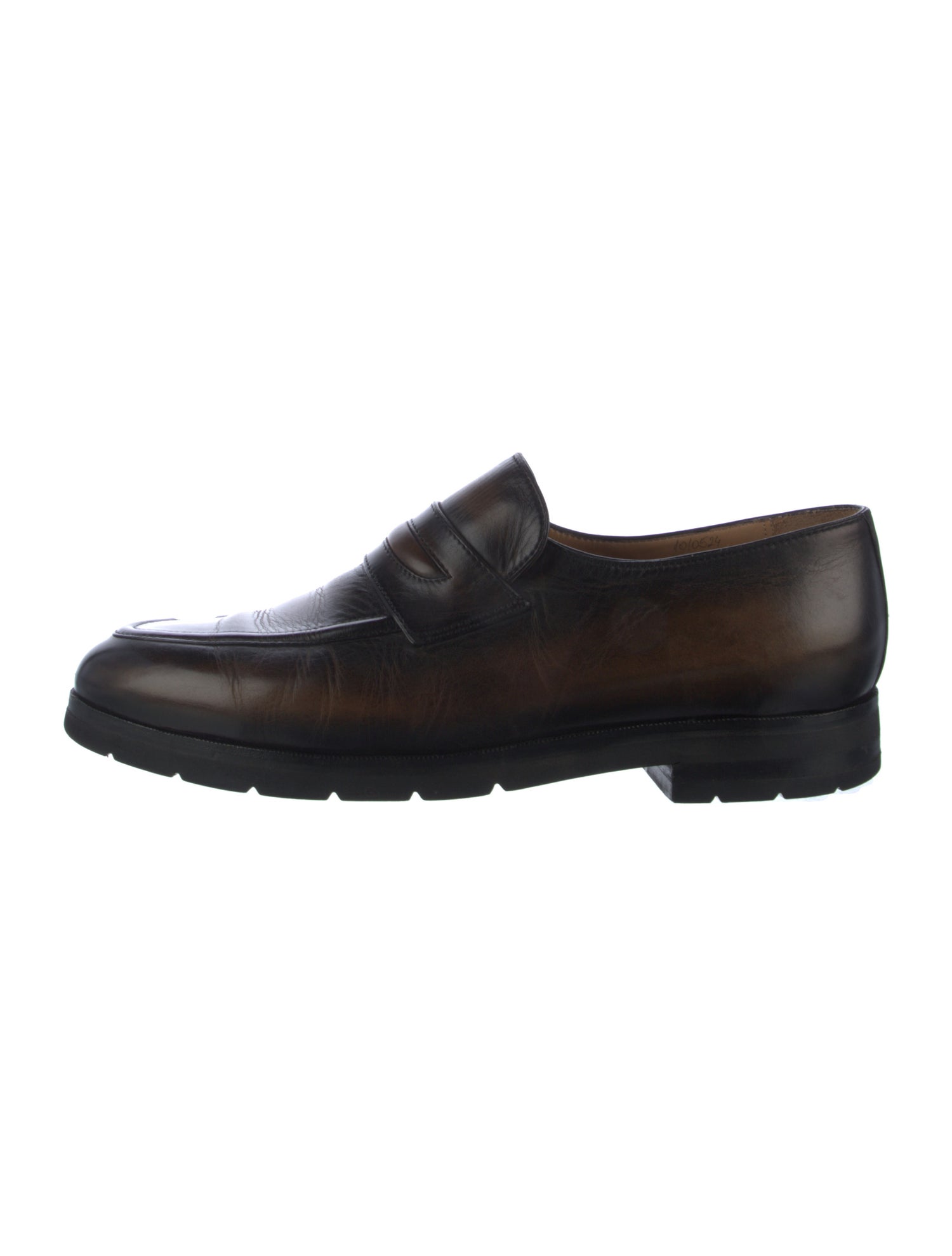 Berluti Leather Dress Loafers
