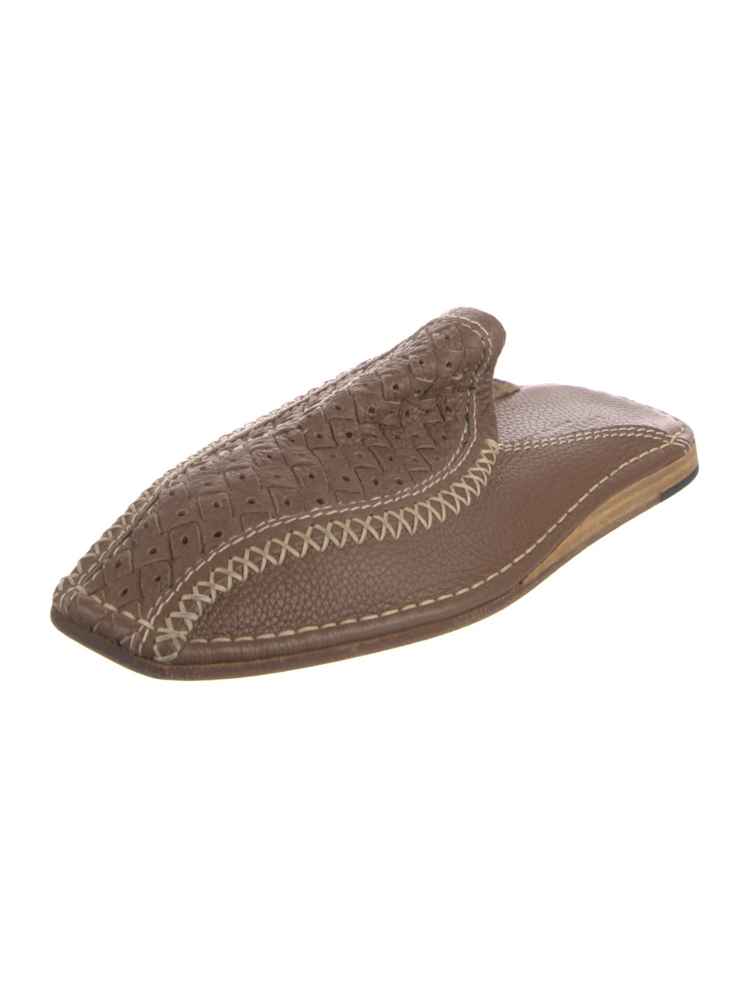 Bottega Veneta Leather Slippers