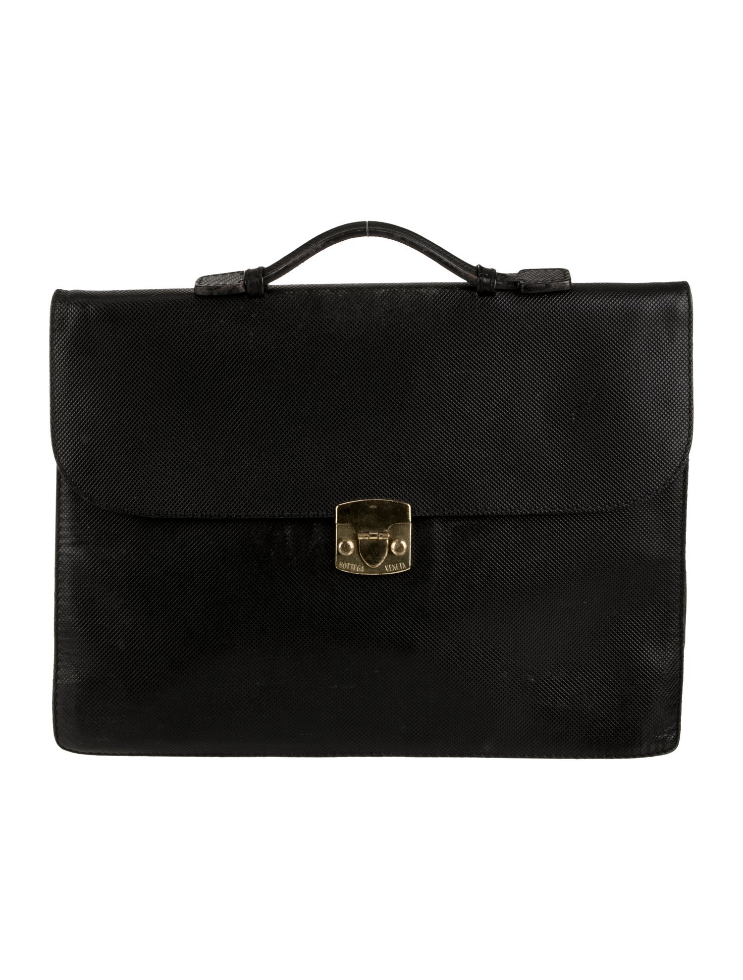 Bottega Veneta Leather Briefcase Vintage