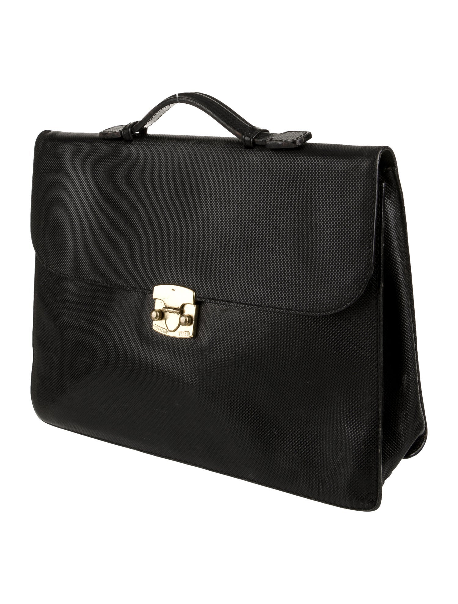 Bottega Veneta Leather Briefcase Vintage