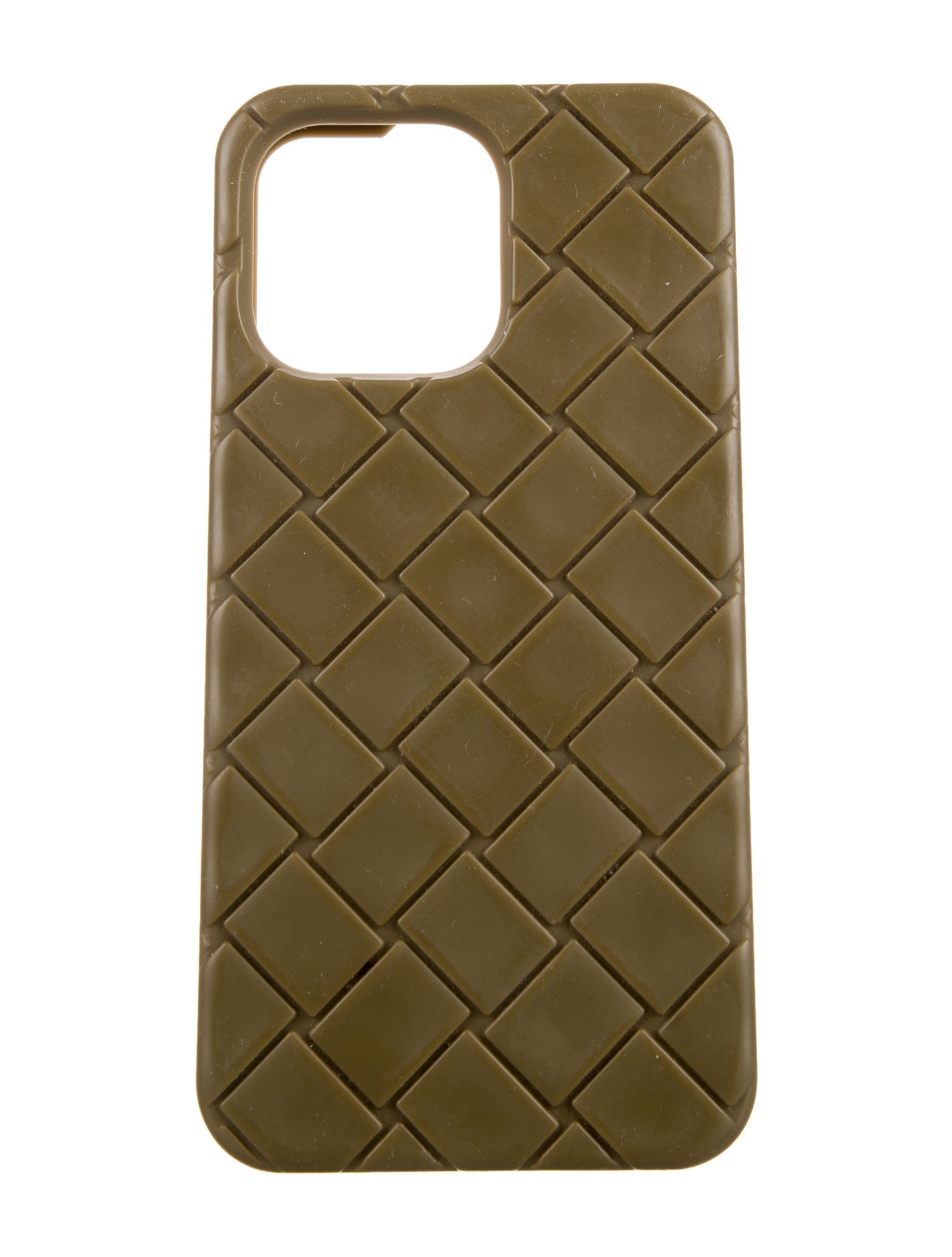 Bottega Veneta Brown Rubber iPhone Case