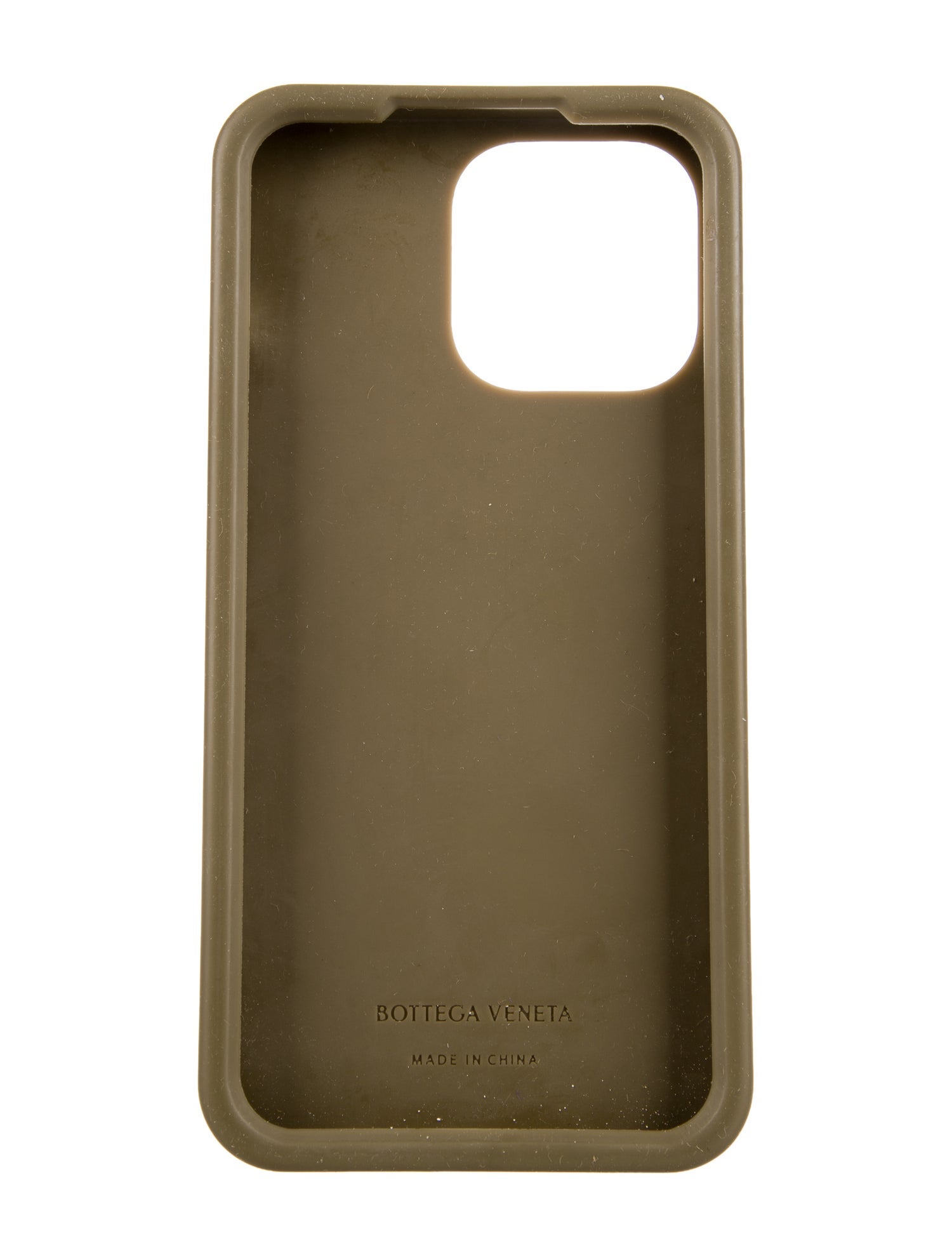 Bottega Veneta Brown Rubber iPhone Case
