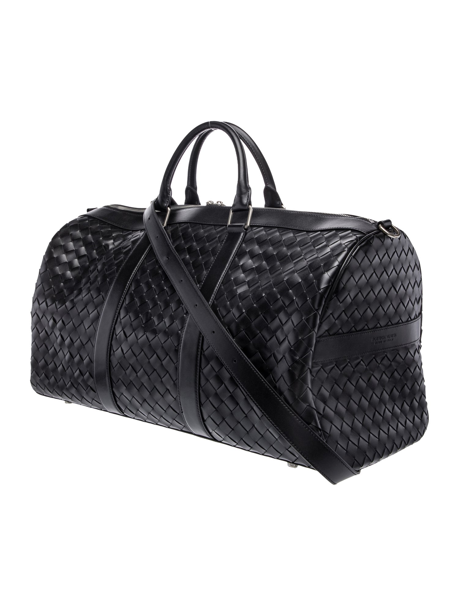 Bottega Veneta Intrecciato Weekender Bag w/ Tags
