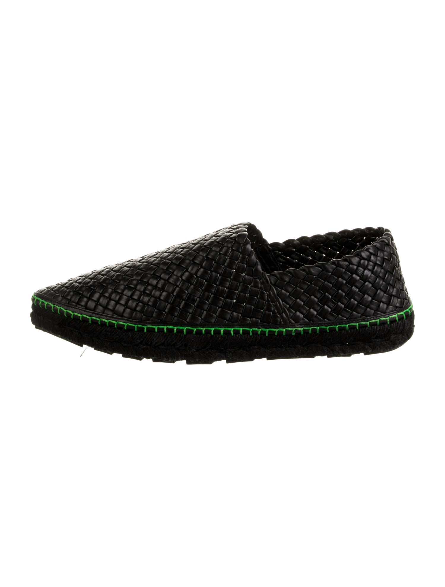 Bottega Veneta Intrecciato Weave Leather Espadrilles w/ Tags