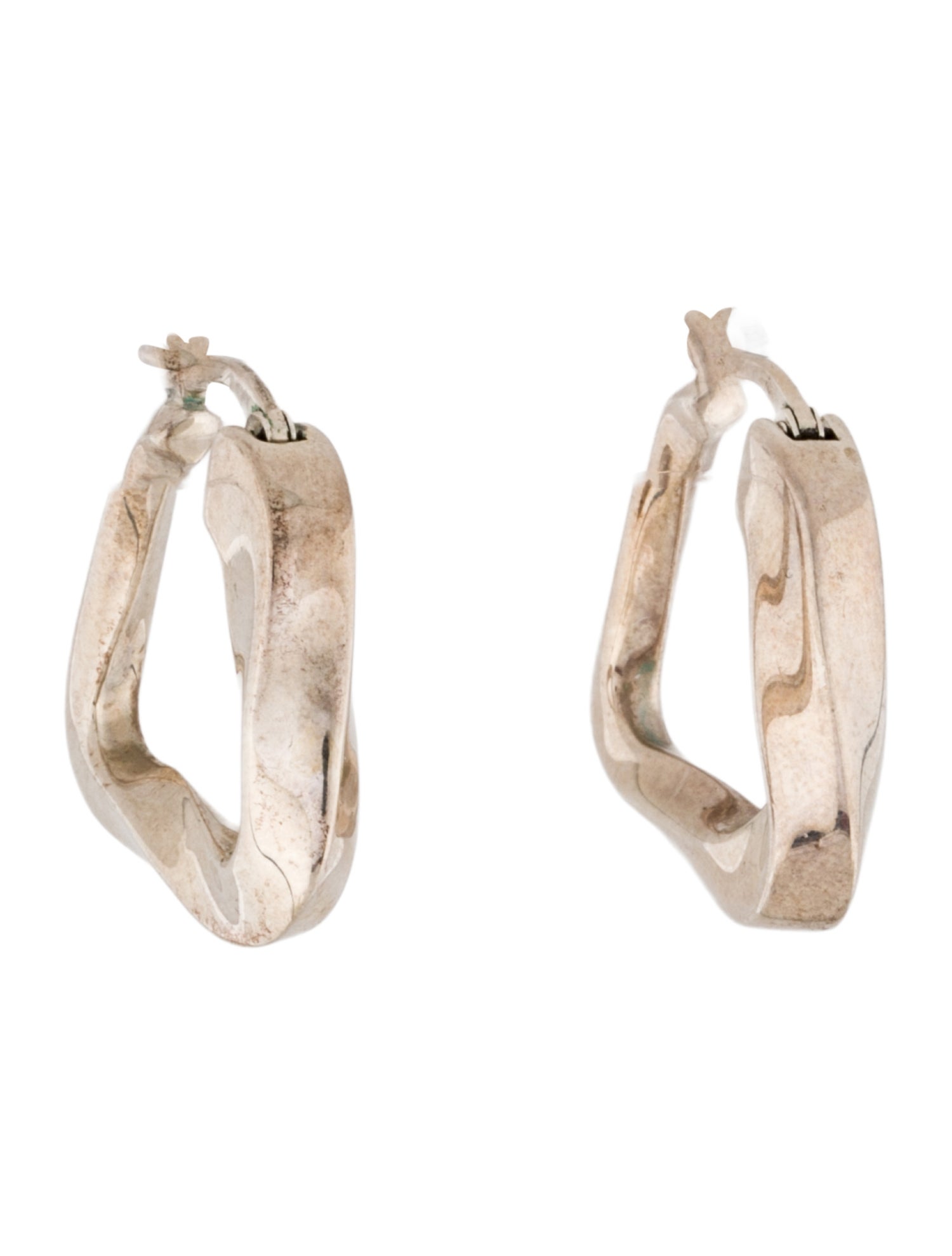 Bottega Veneta Small Twist Hoop Earrings
