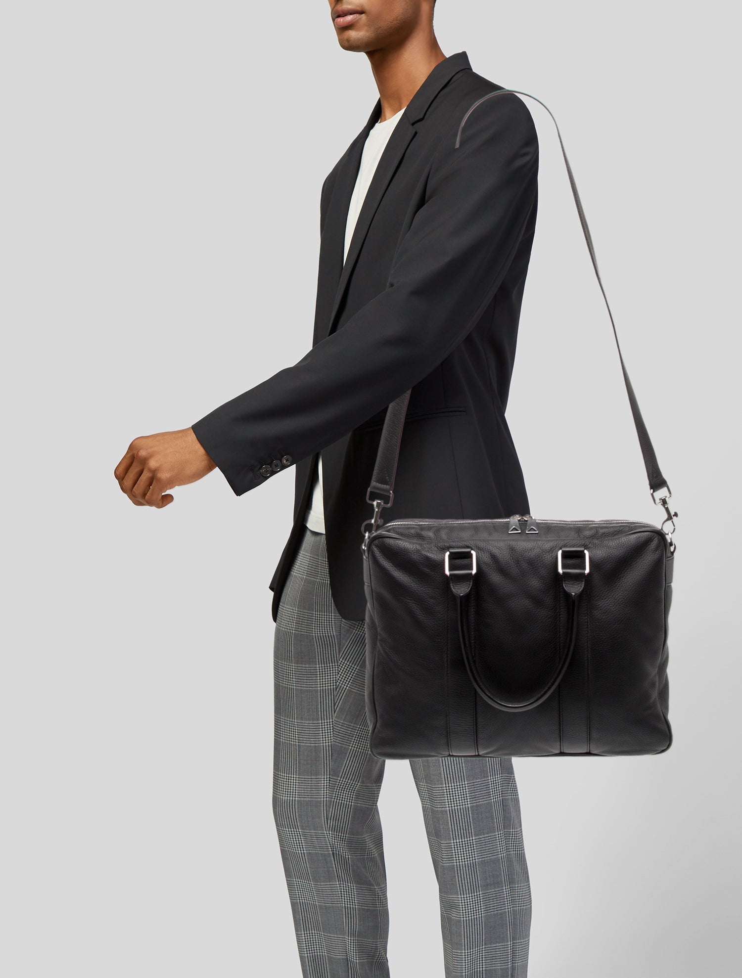 Bottega Veneta Leather Messenger Bag