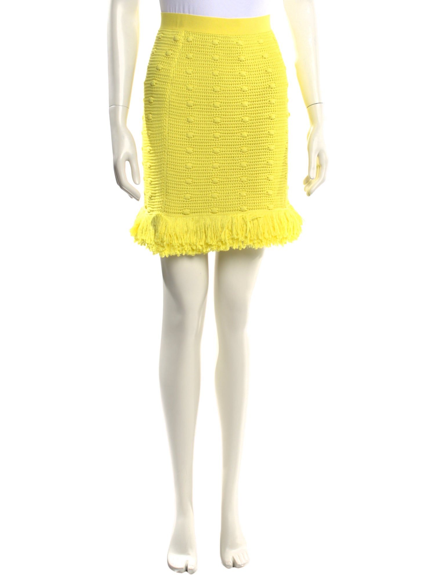 Bottega Veneta Fringe Trim Accent Mini Skirt w/ Tags