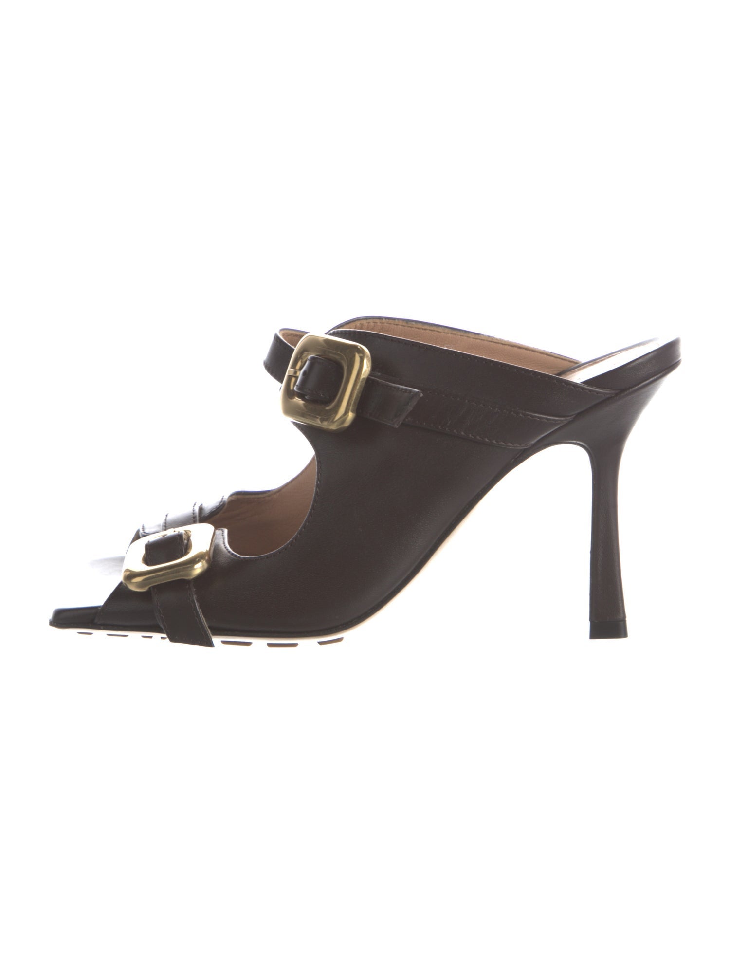 Bottega Veneta Leather Slides