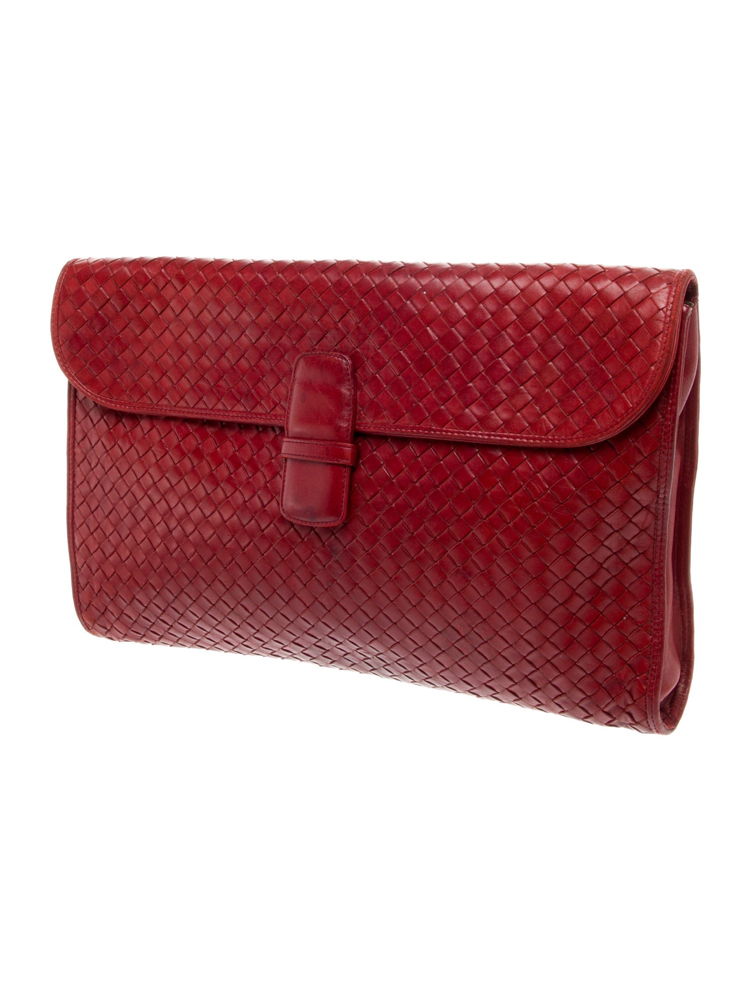 Bottega Veneta Leather Clutch