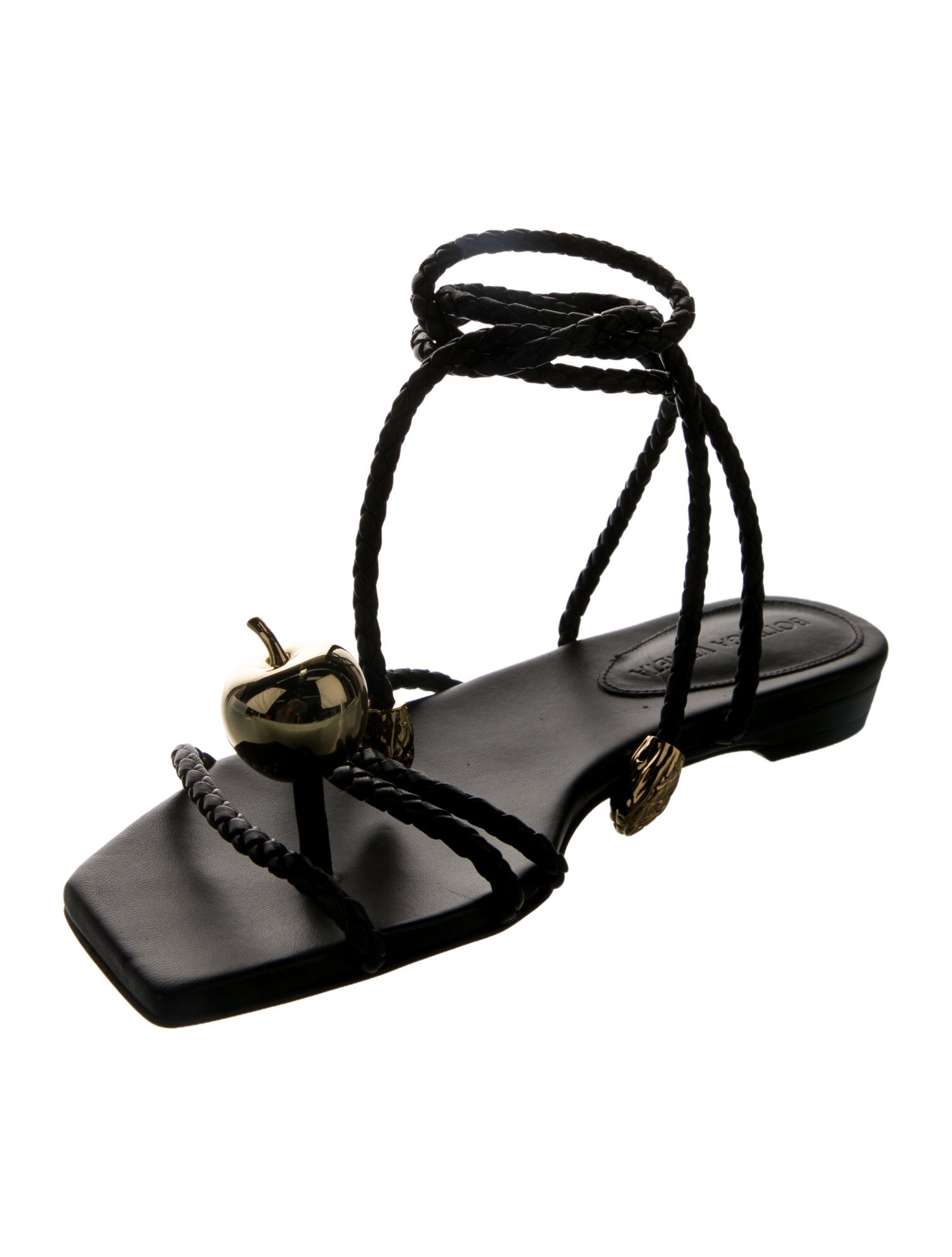 Bottega Veneta Leather Gladiator Sandals