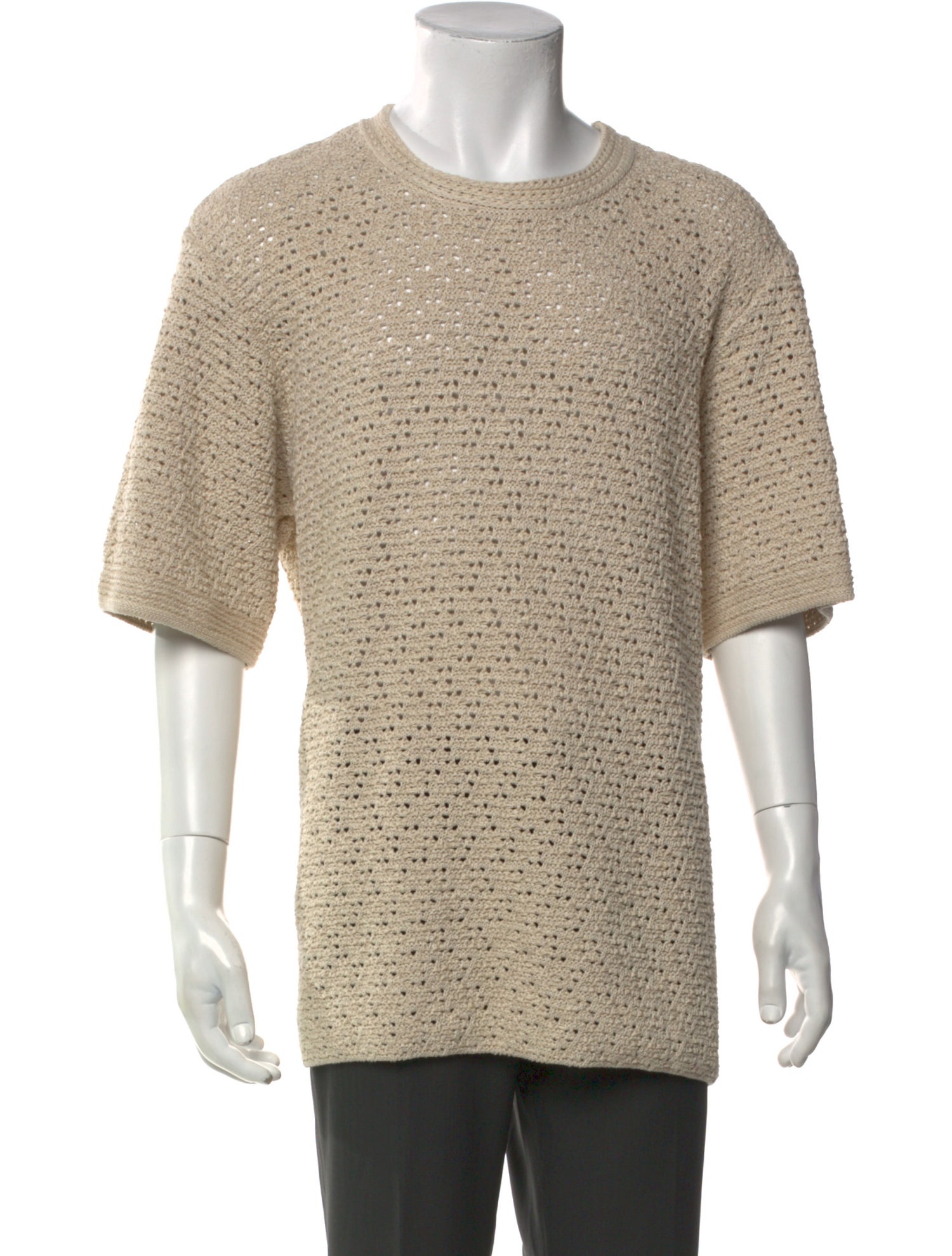 Bottega Veneta Crew Neck Three-Quarter Sleeve Pullover