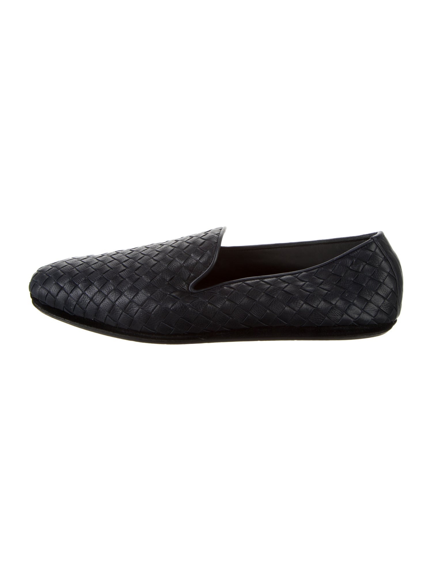 Bottega Veneta Intrecciato Weave Leather Slippers