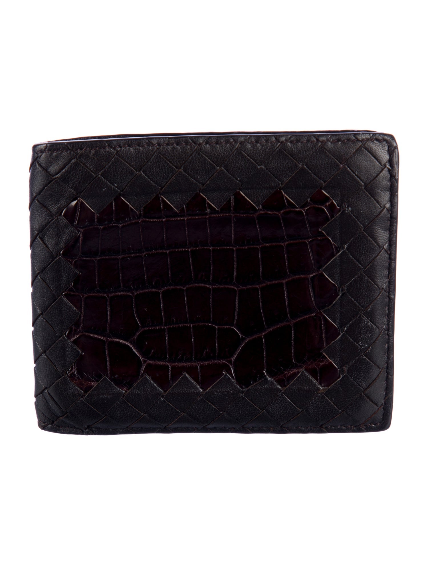 Bottega Veneta Intrecciato Weave Leather Bifold Wallet