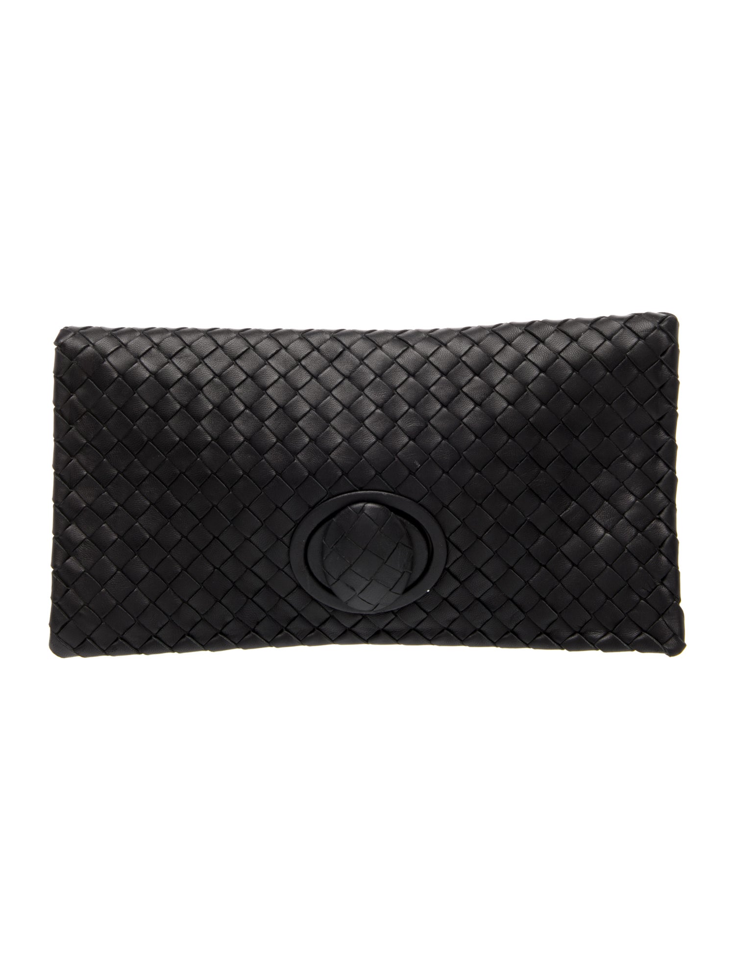 Bottega Veneta Intrecciato Nappa Intrecciato Twist Lock Clutch