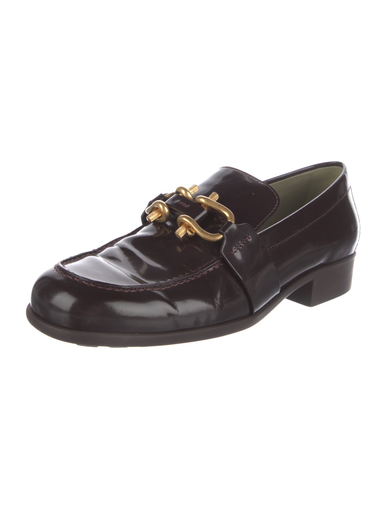 Bottega Veneta Patent Leather Loafers