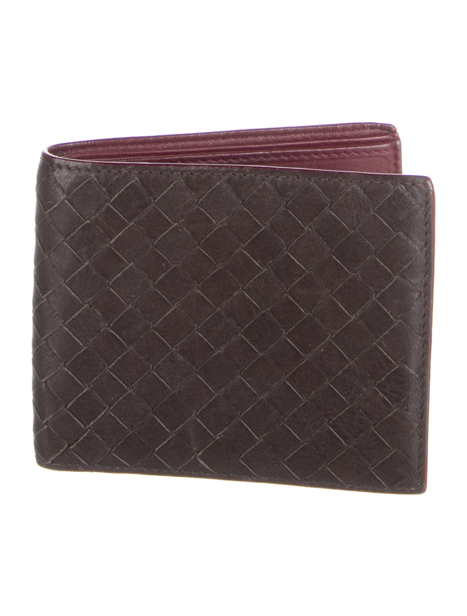 Bottega Veneta Intrecciato Weave Leather Bifold Wallet