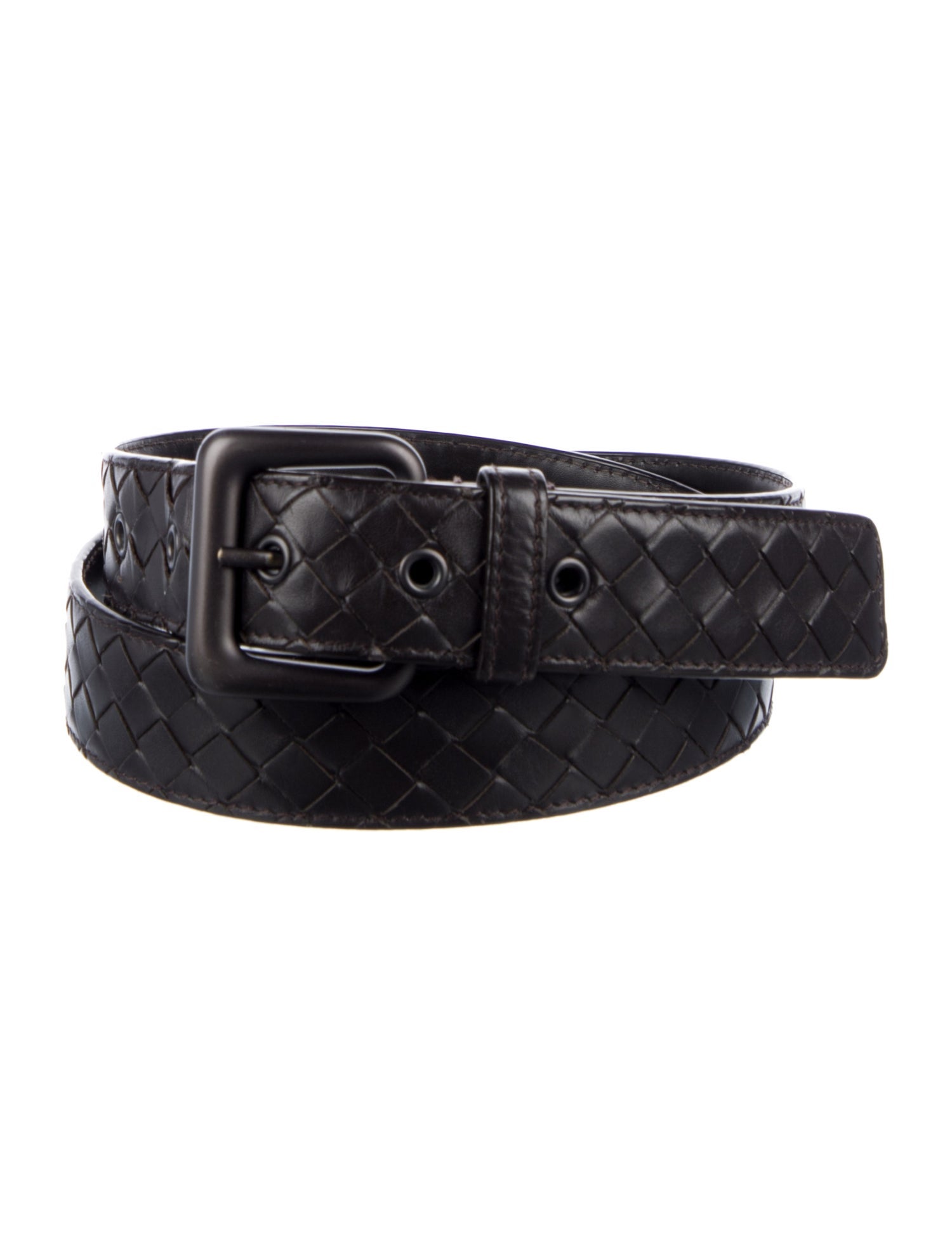 Bottega Veneta Intrecciato Weave Leather Waist Belt