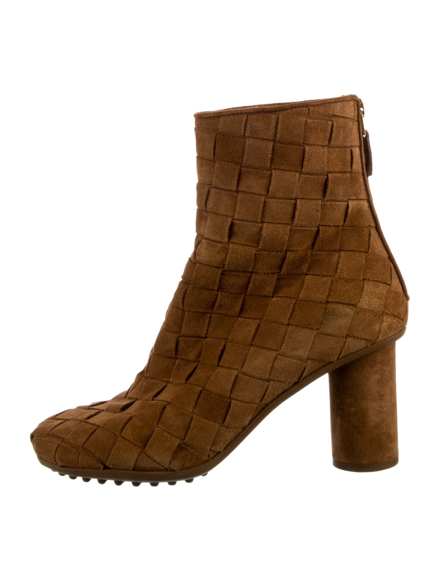 Bottega Veneta Intrecciato Weave Leather Boots