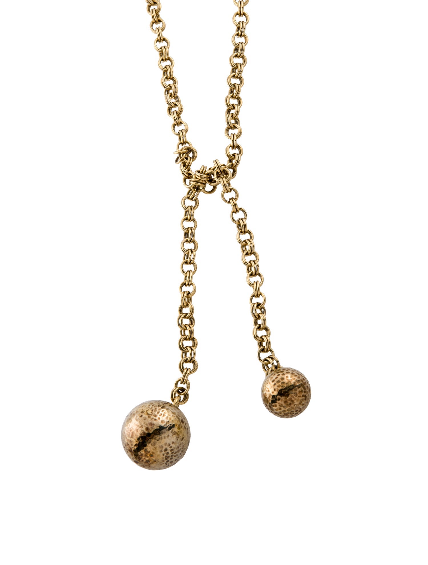 Bottega Veneta Ball Lariat Necklace