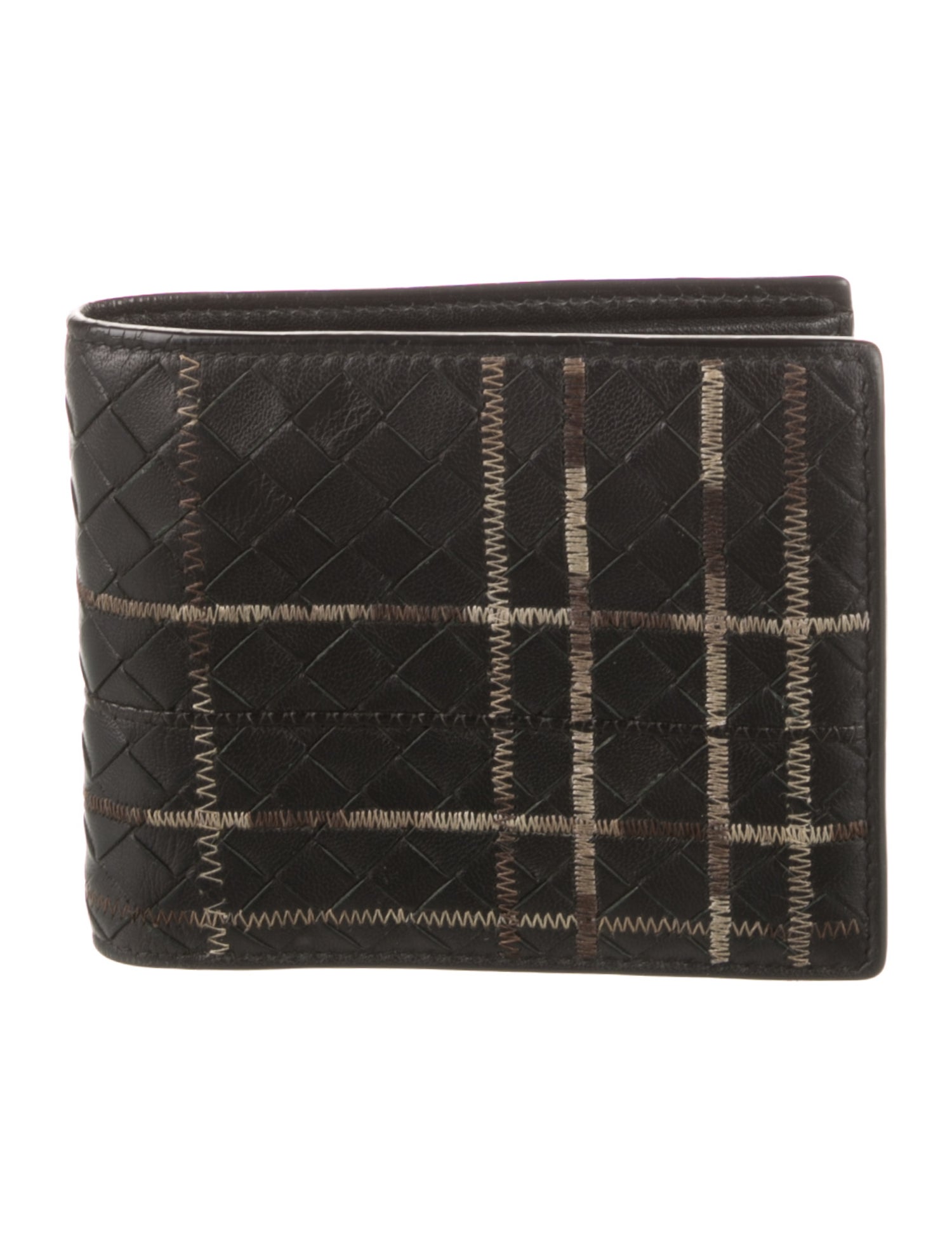 Bottega Veneta Intrecciato Weave Leather Wallet
