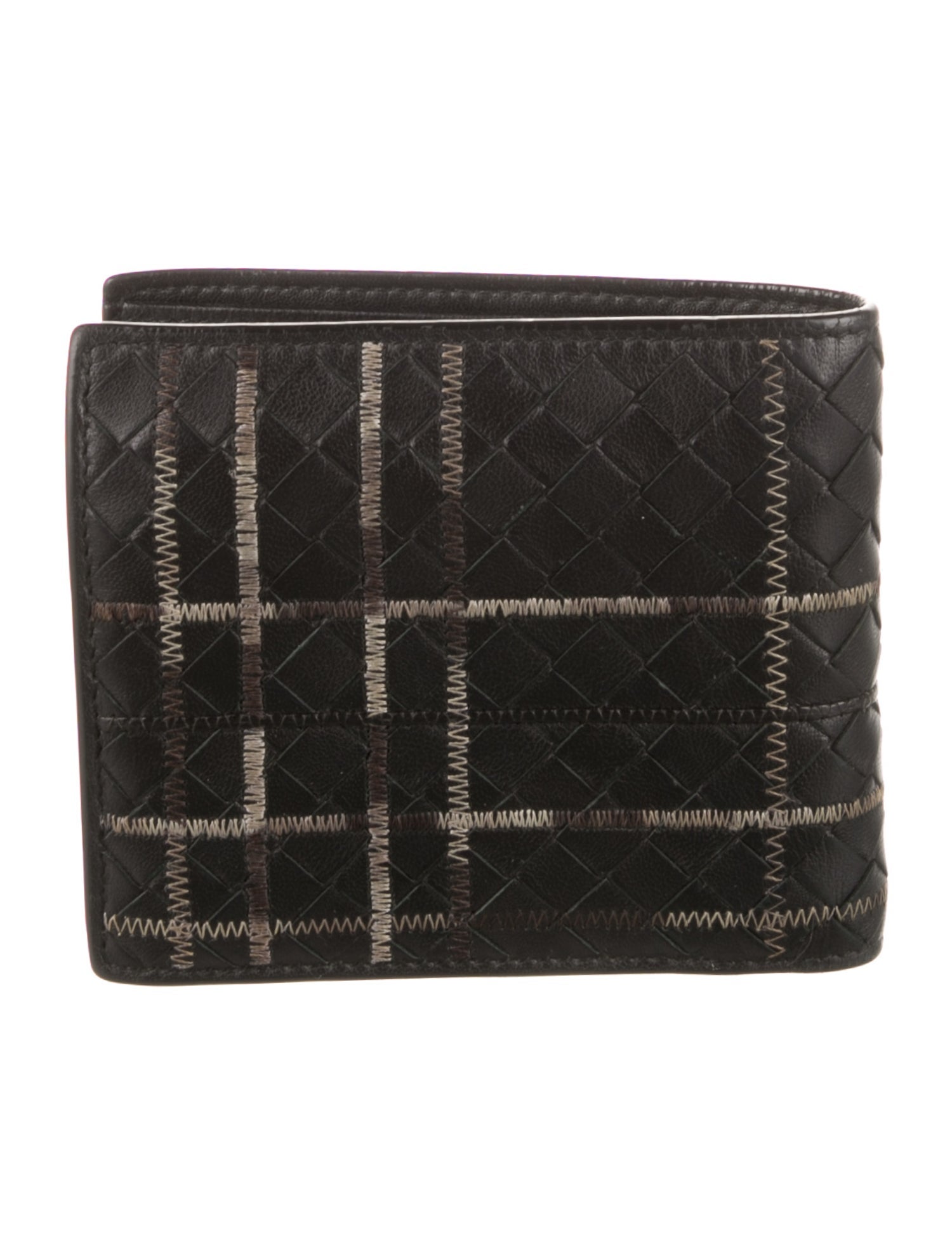 Bottega Veneta Intrecciato Weave Leather Wallet